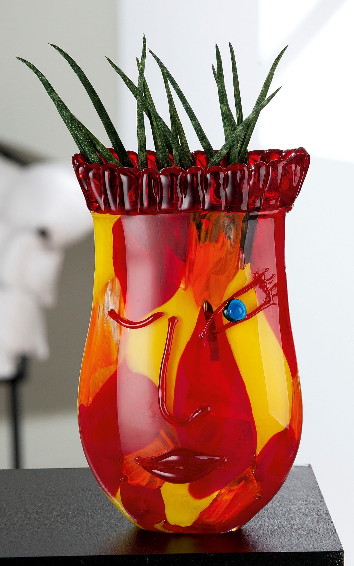 Casablanca by Gilde Tischvase »Gump«, (1 St.), Vase aus Glas