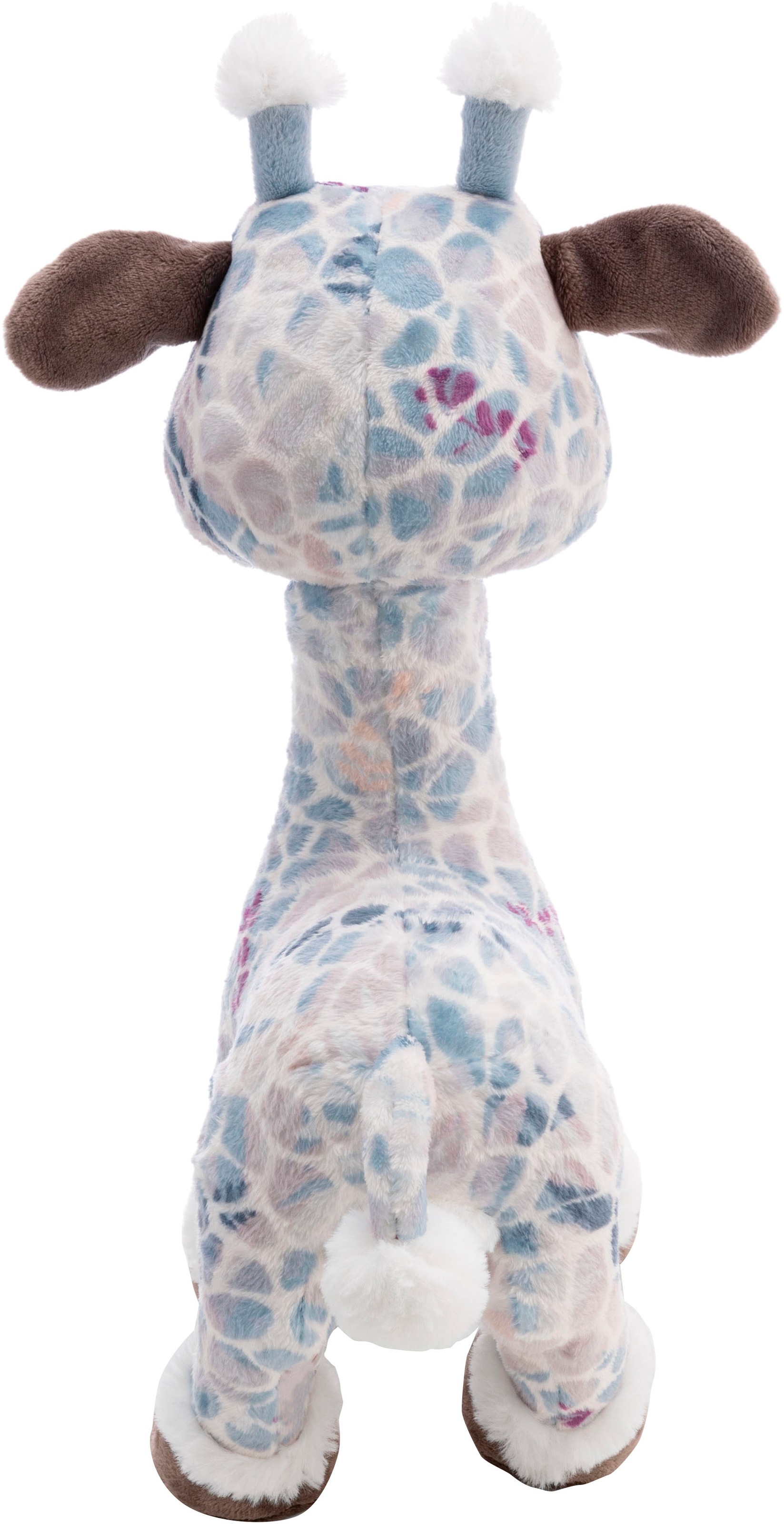 Nici Kuscheltier »Winter, Giraffe Winny Winterfur, 27 cm stehend«, stehend; enthält recyceltes Material (Global Recycled Standard)