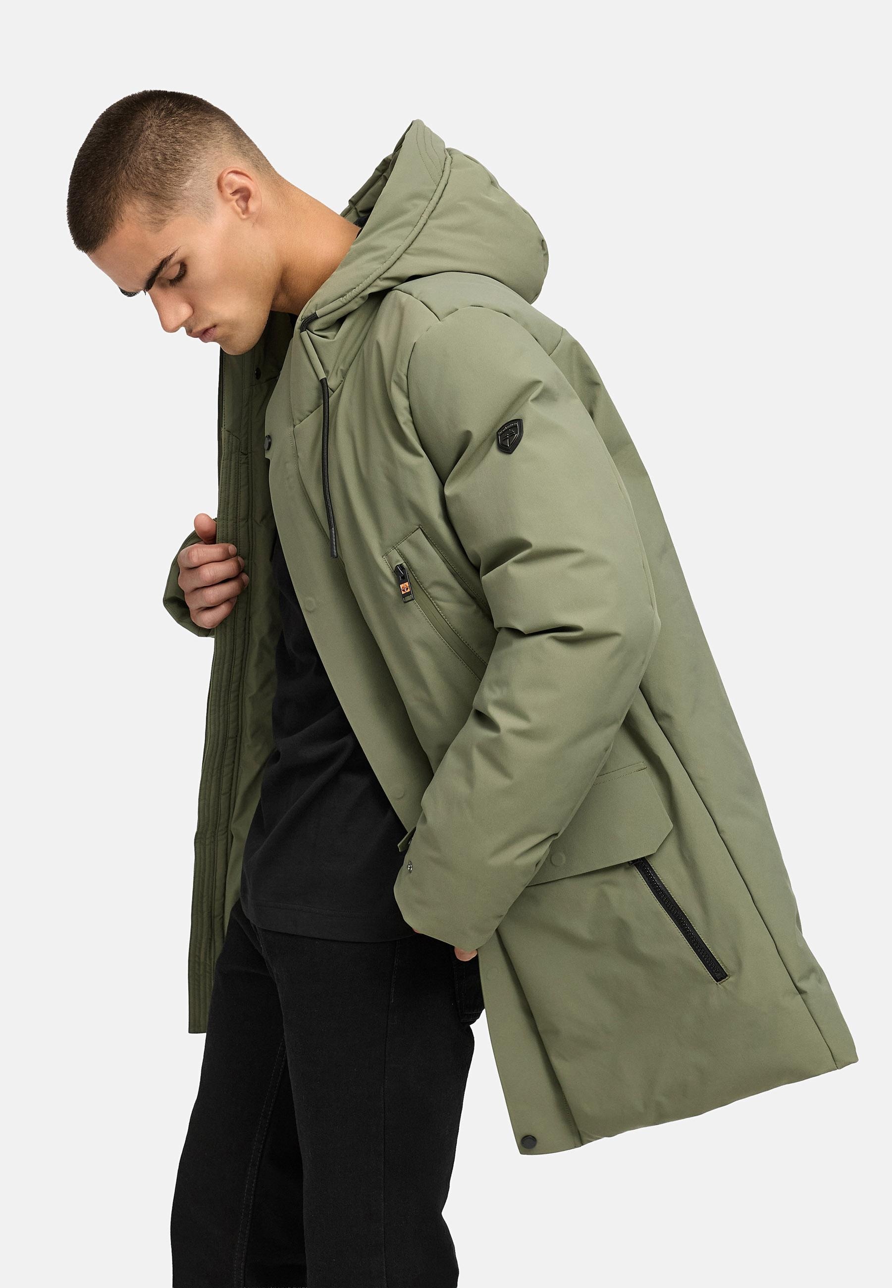 Stone Harbour Wintermantel »Kitraan XX« Langer Herren Winterparka mit zahlreichen Taschen