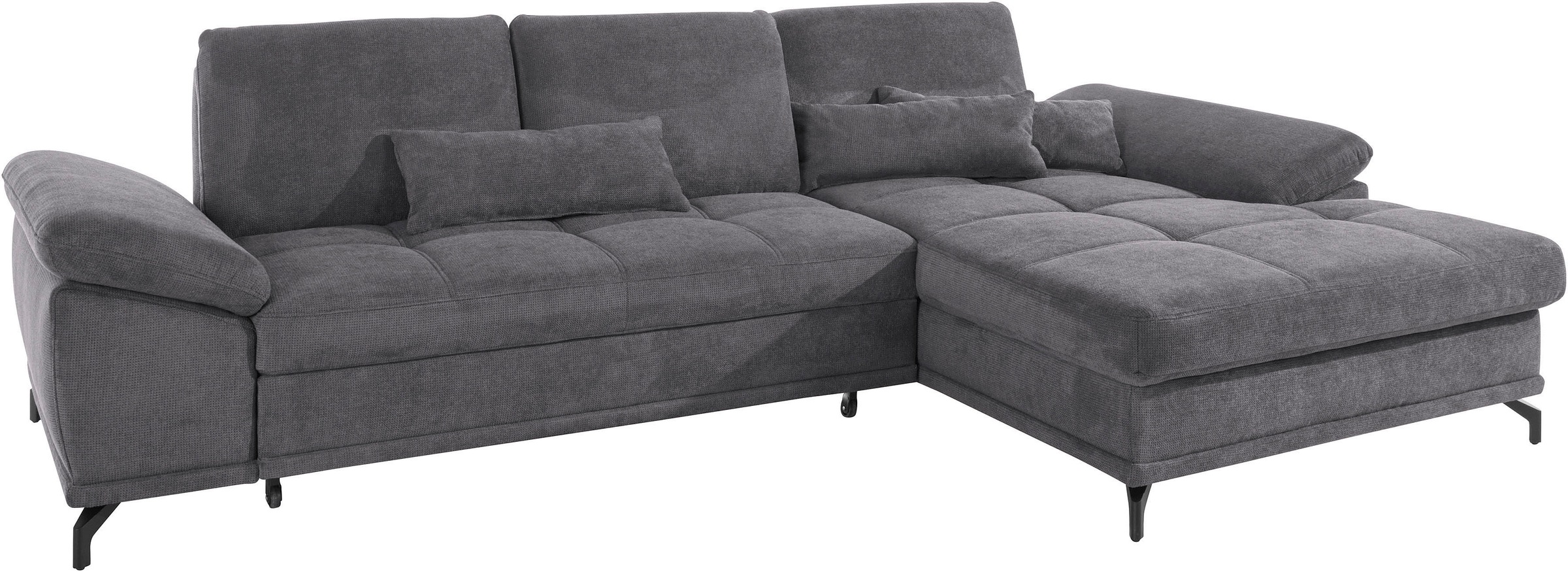 PLACES OF STYLE Ecksofa "Costello L-Form, B: 301 cm mit Sitztiefen-, Armtei günstig online kaufen