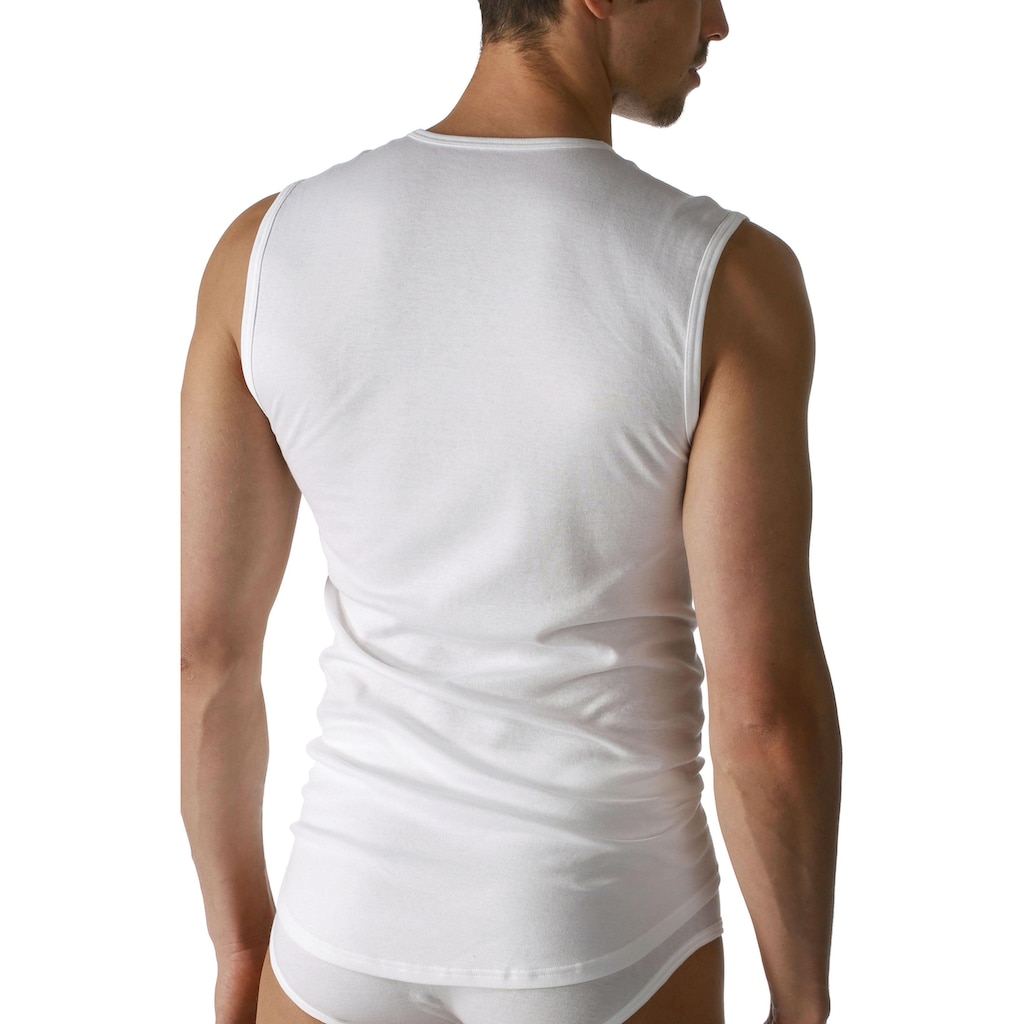 Herrenmode Wäsche Mey Unterhemd »Serie »Noblesse««, Feinripp, Muscle Form weiß