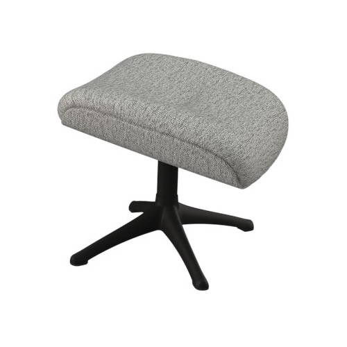 Fußhocker FLEXLUX, B:44cm H:39cm T:35cm, grau, 100% Polyester, Hocker, "Fußhocker More, Beinstütze, Entspannung. Ergonomisch. Komfort", Scandi