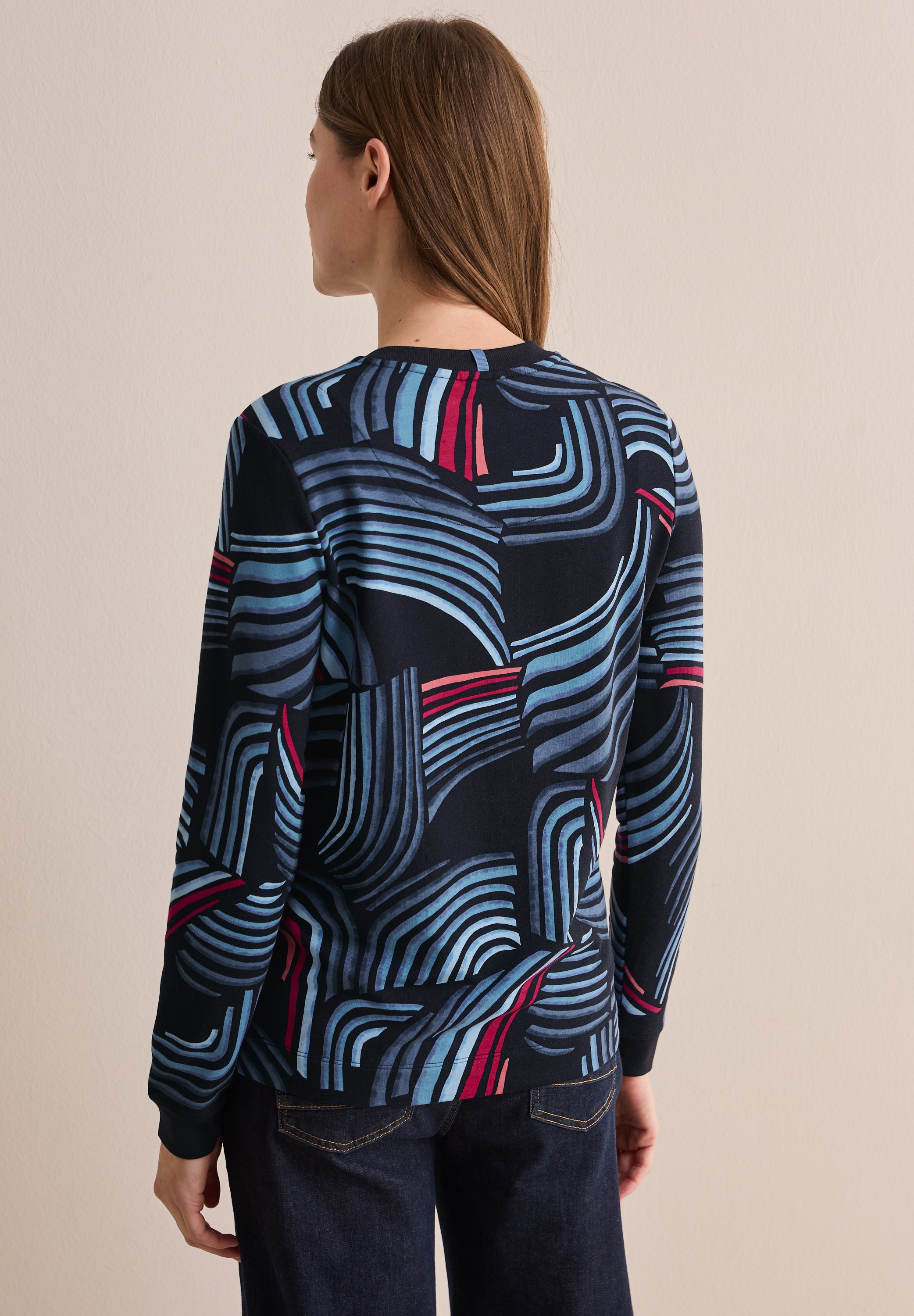 Cecil Langarmshirt, mit Rundhalsausschnitt