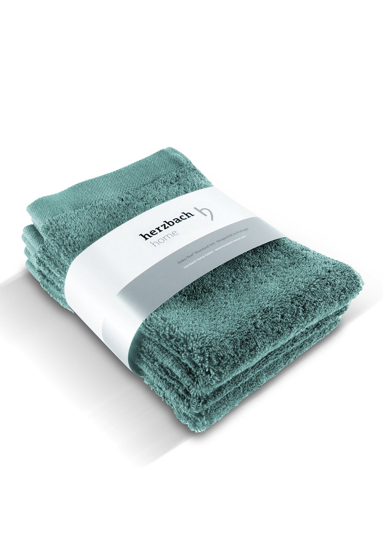 herzbach home Gaestehandtuecher "Pura" 550g/m², Premium-Qualität, 100% Baumwolle, einfarbig