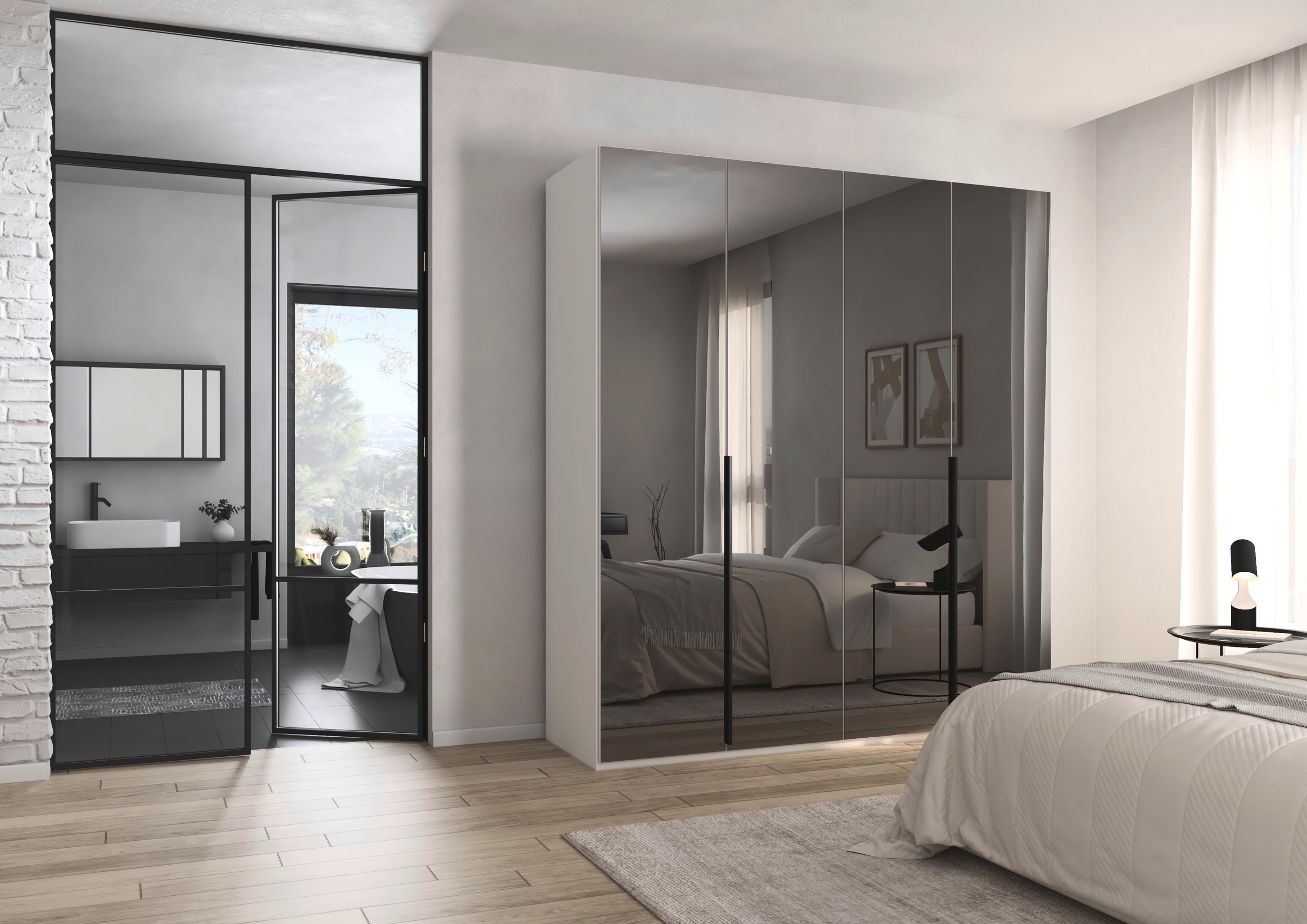 Thumbnail - rauch Drehtürenschrank "Kleiderschrank Schrank Garderobe Wäscheschrank BESTSELLER MONTCLAR" 3 Ausstattungen BASIC/CLASSI...