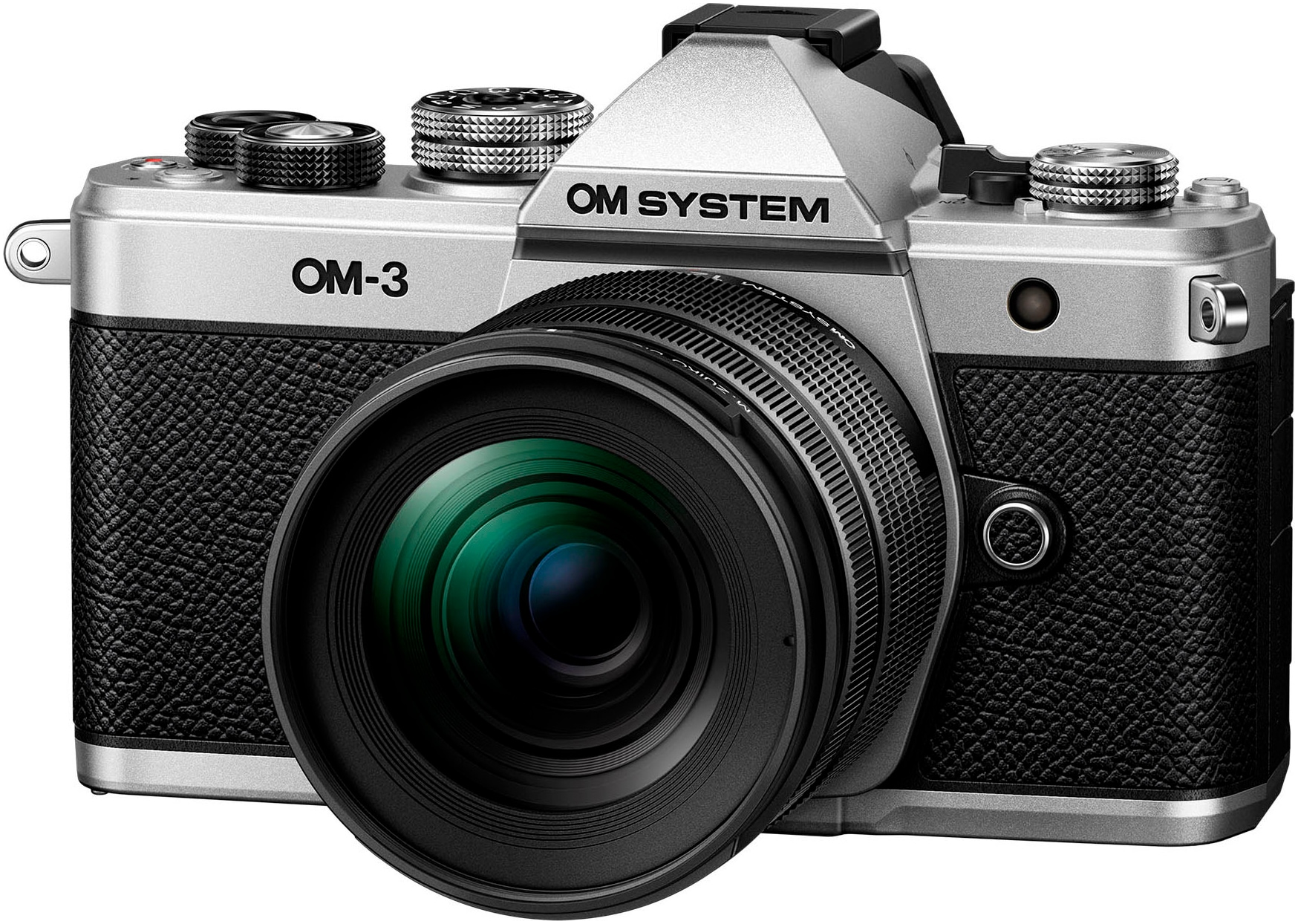 OM SYSTEM Spiegelreflexkamera »OM-3 mit 12-45-mm-Objektiv-Kit«, 20,4 MP, WLAN (Wi-Fi)-Bluetooth