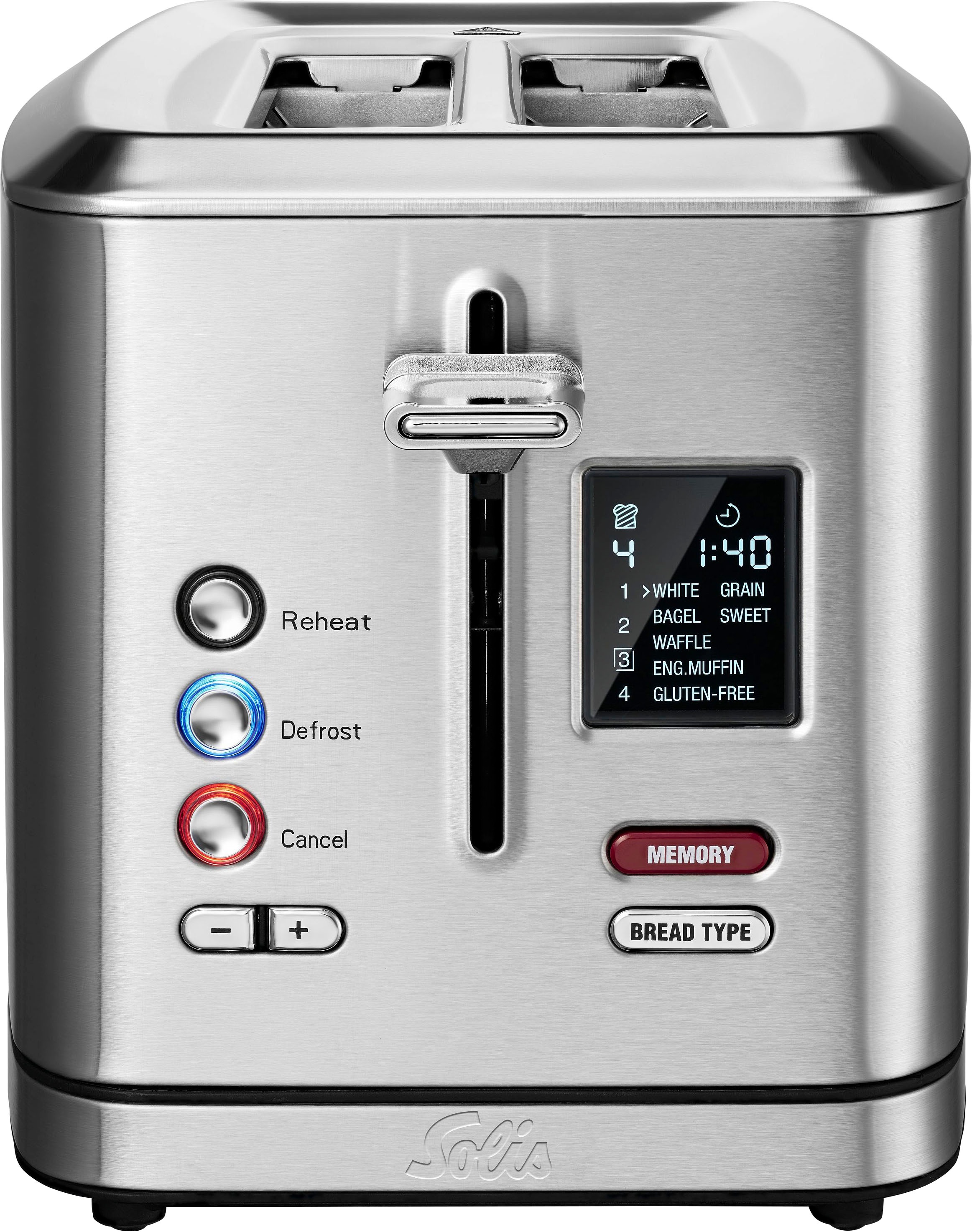 SOLIS OF SWITZERLAND Toaster "Flex Toaster" 2 Schlitze für 2 Scheiben 950 W günstig online kaufen