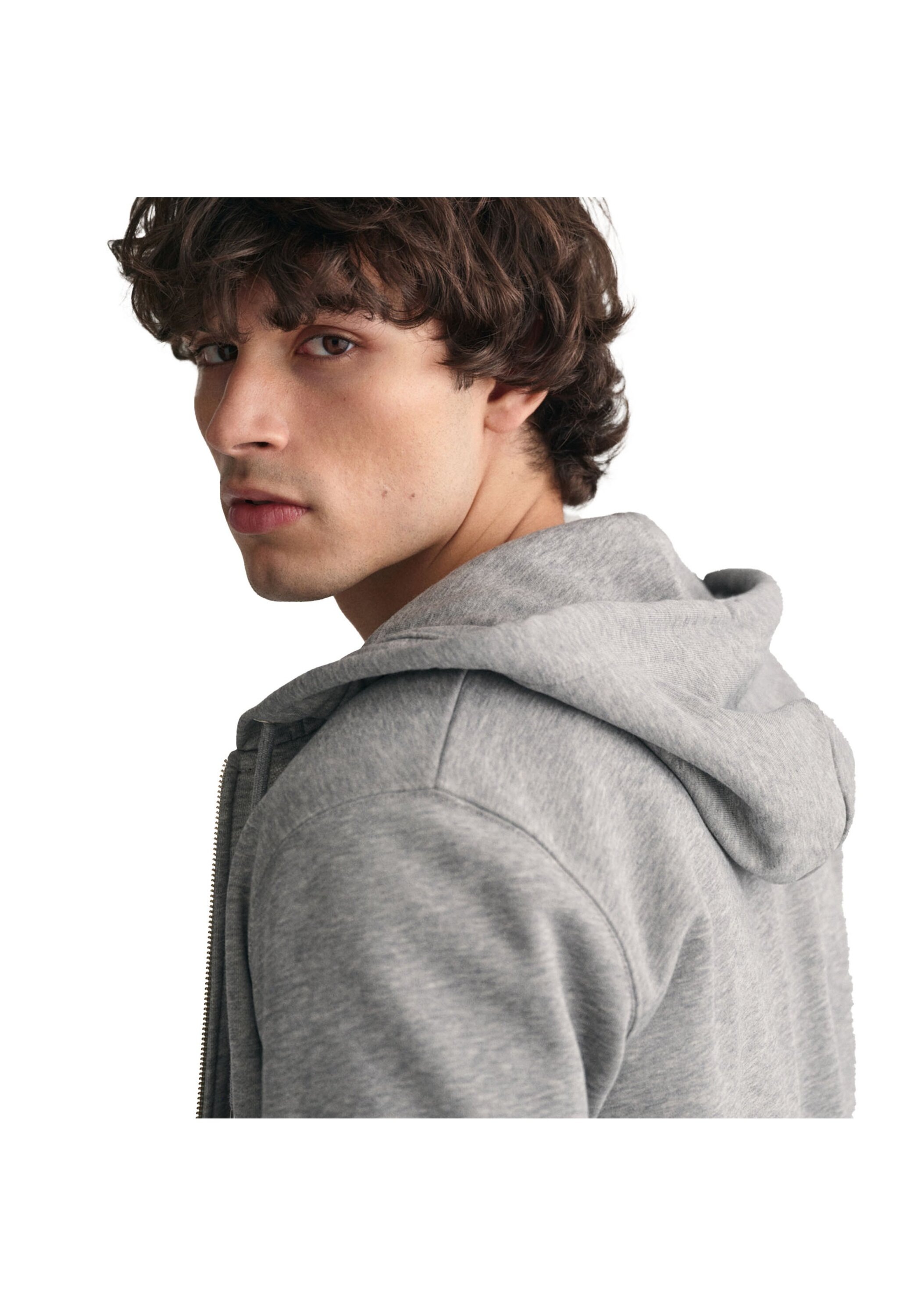GANT Regular Shield Full Zip Hoodie Grey 4XL 3