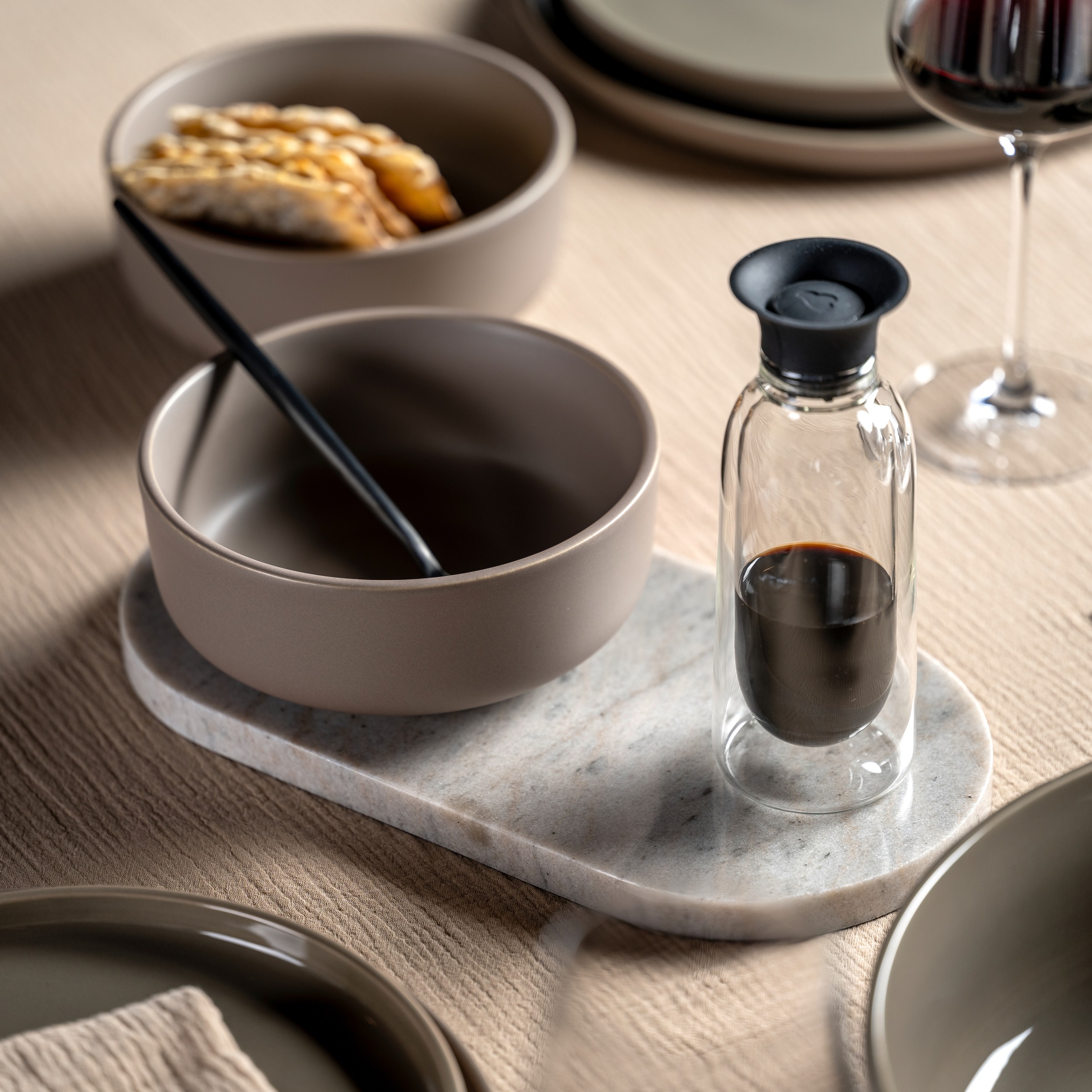 LEONARDO Geschirr-Set »ROMA, Geschirrset, 6-teilig«, (Set, 6 tlg.), Frühstücks Set, Service, spülmaschinengeeignet