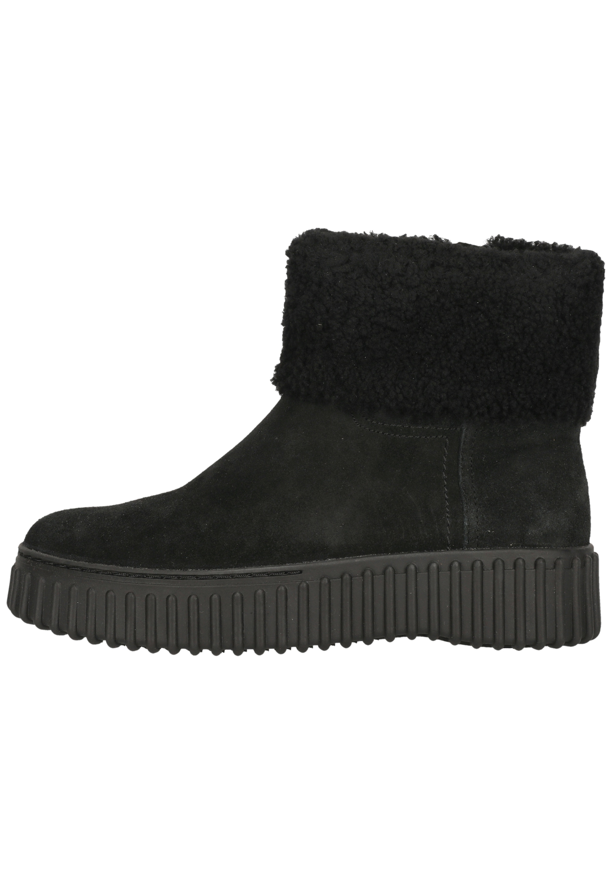 Clarks Stiefel »Torhill Turn Black WLined Sde«  mit charakteristischer, gerippter Sohle