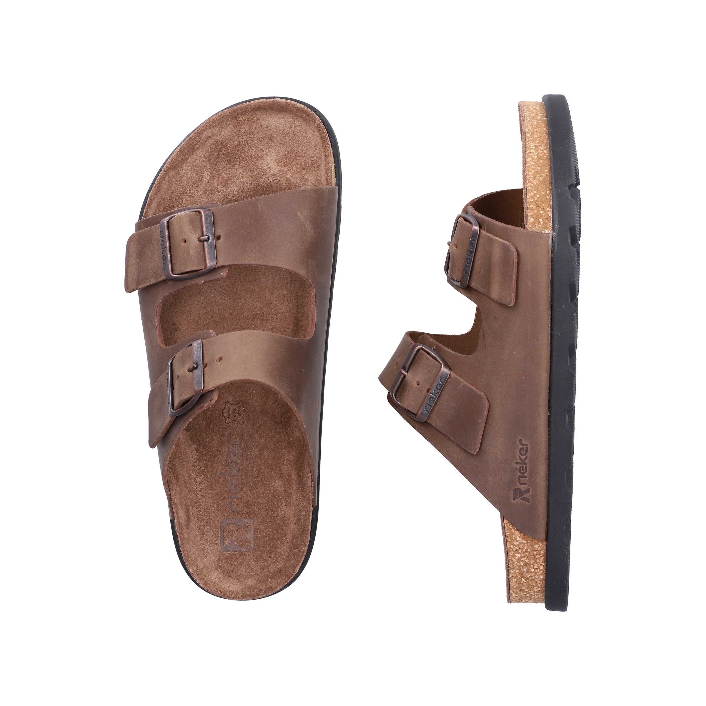 Rieker Pantolette Sommerschuh, Strandschuh, Hausschuh mit bequemem Fußbett günstig online kaufen