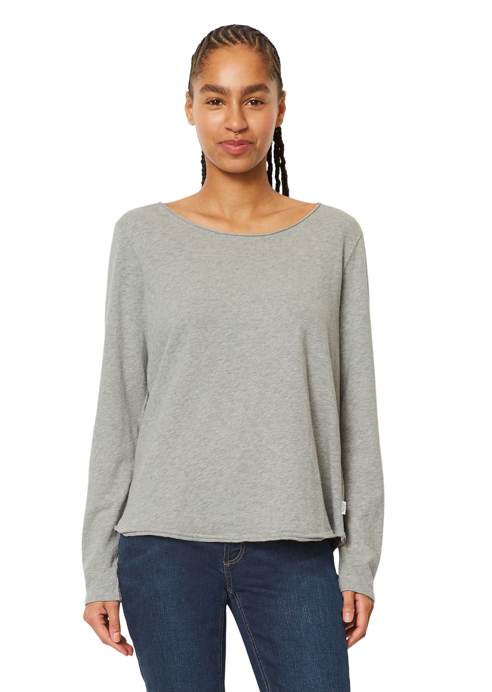 Marc OPolo DENIM Langarmshirt "aus Organic Cotton" günstig online kaufen