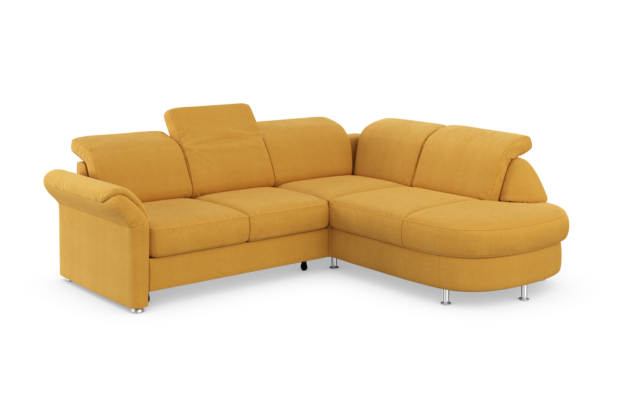 sit&more Ecksofa »Apulia L-Form«, wahlweise Bettfunktion, Bettkasten und Kopf- und Armteilverstellung