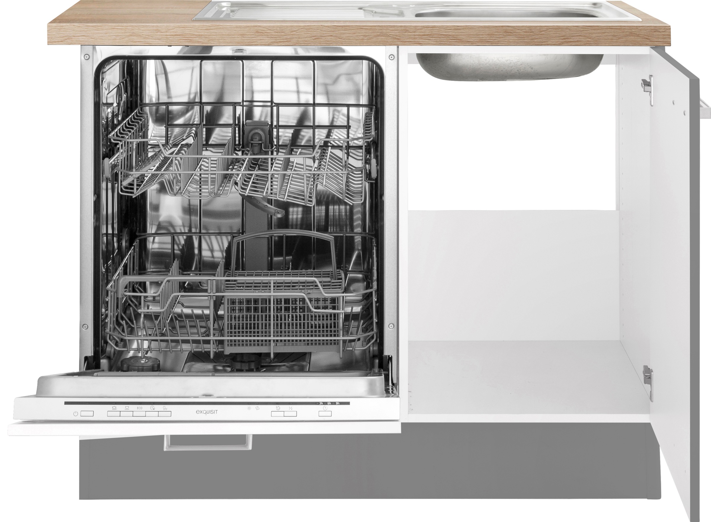 OPTIFIT Winkelküche »Parma«, ohne E-Geräte, Stellbreite 285 x 175 cm