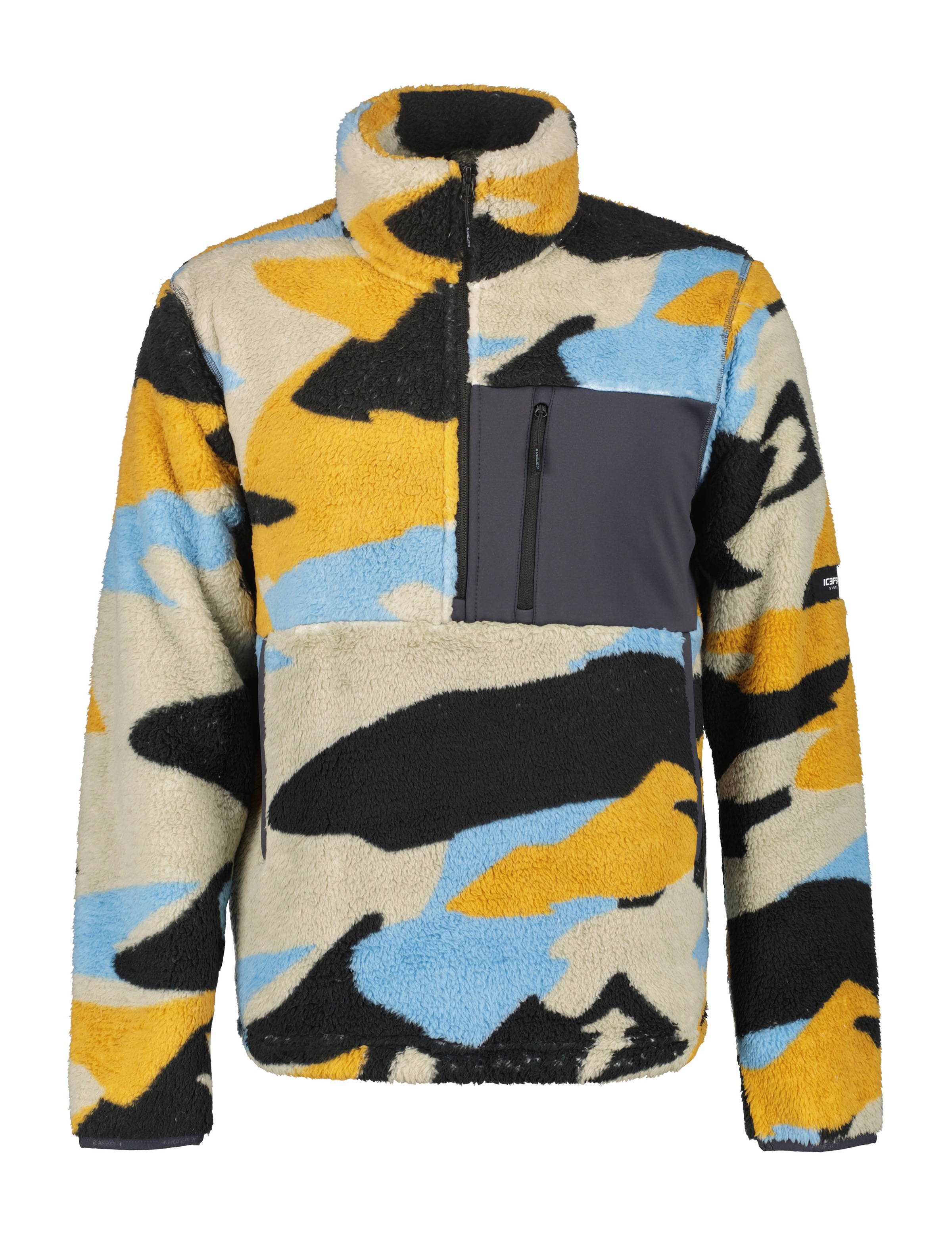 Icepeak Fleecepullover "ICEPEAK CRARY", 1 Stk. mit Kängurutasche und Brustt günstig online kaufen