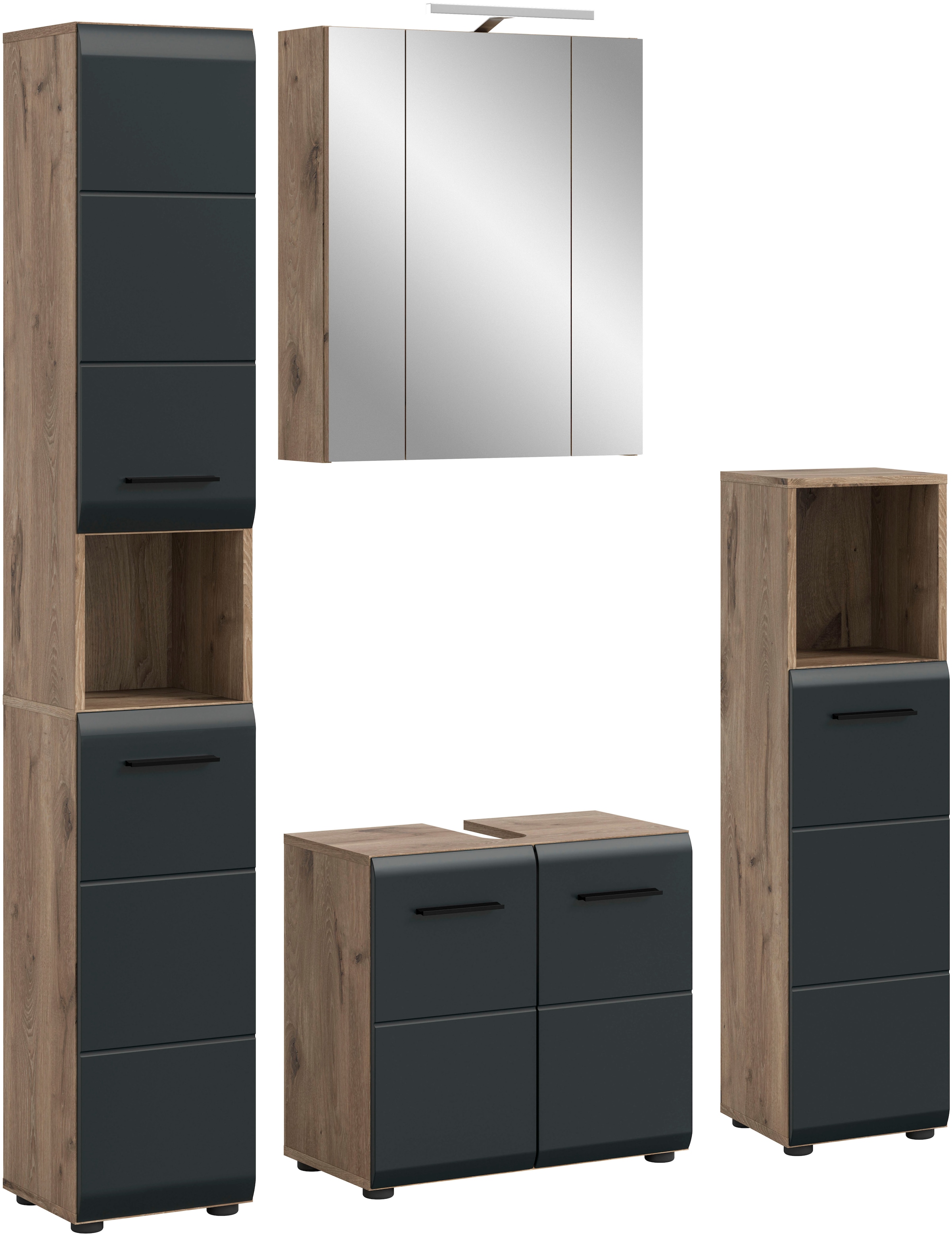 welltime Badezimmer-Set Set, 5 Stk. tlg.