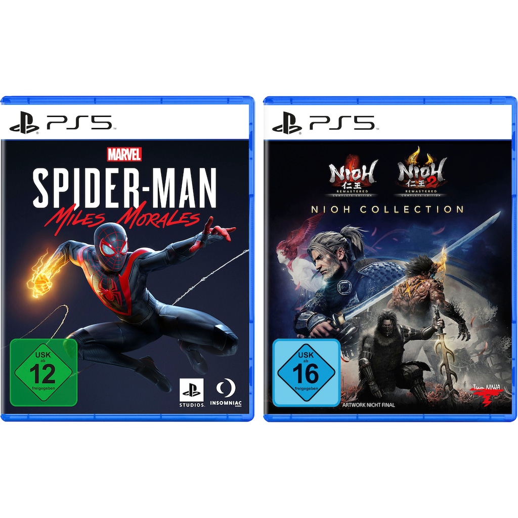 PlayStation 5 Spielesoftware »Marvel's Spider-Man: Miles Morales + Nioh Collection«, PlayStation 5