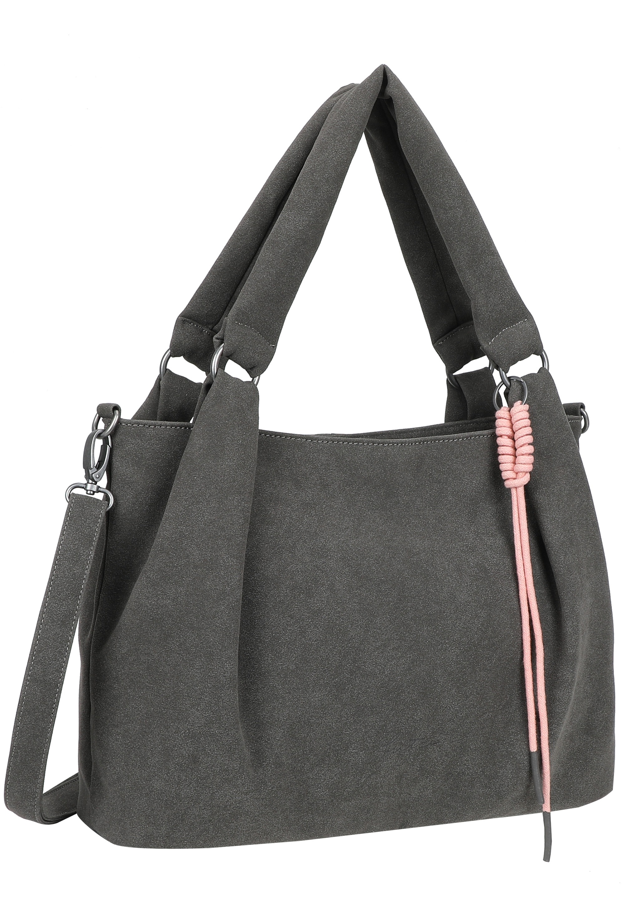 Fritzi aus Preußen Henkeltasche "Sue03 Suede Jacky Soft Dark Anthra" mit ab günstig online kaufen