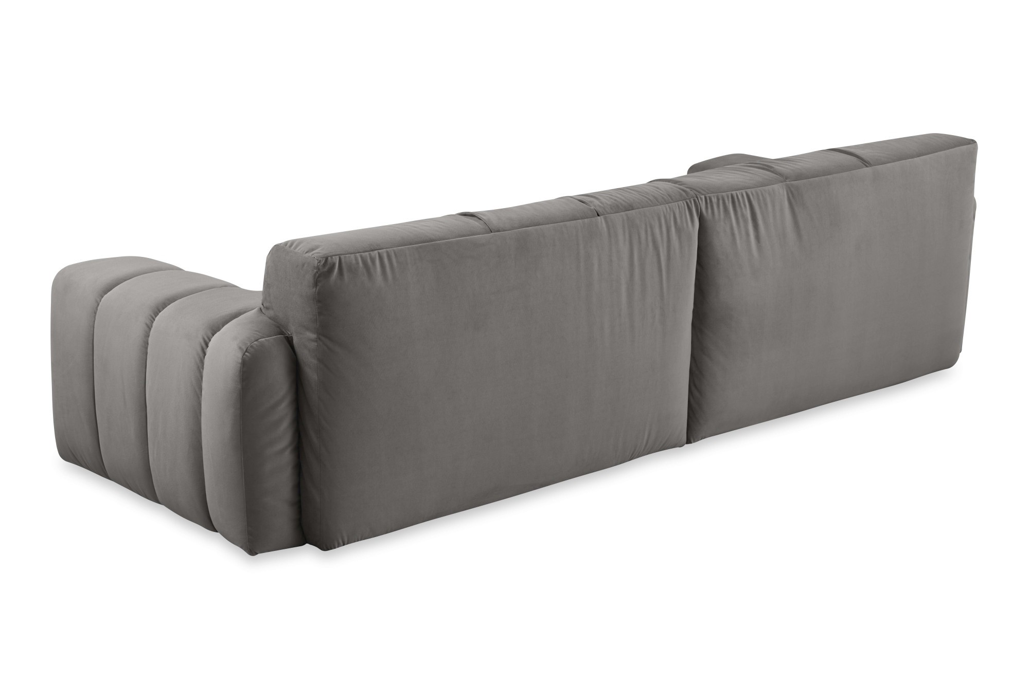 INOSIGN 3-Sitzer »Calmara, Breite 286 cm, weicher Lounge-Sitzkomfort«, bodentief, Samt oder Chenille, mit Knopfsteppung