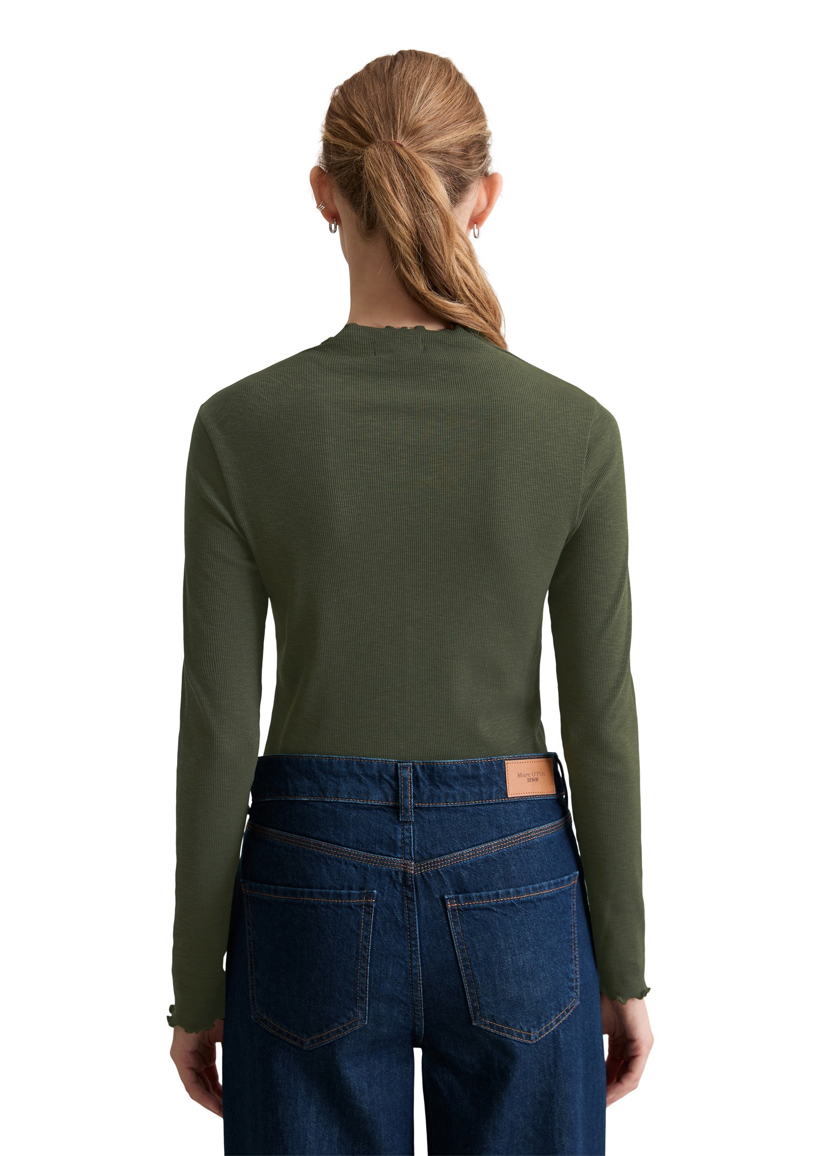 Marc O'Polo DENIM Langarmshirt »aus Organic Cotton-Stretch-Jersey«