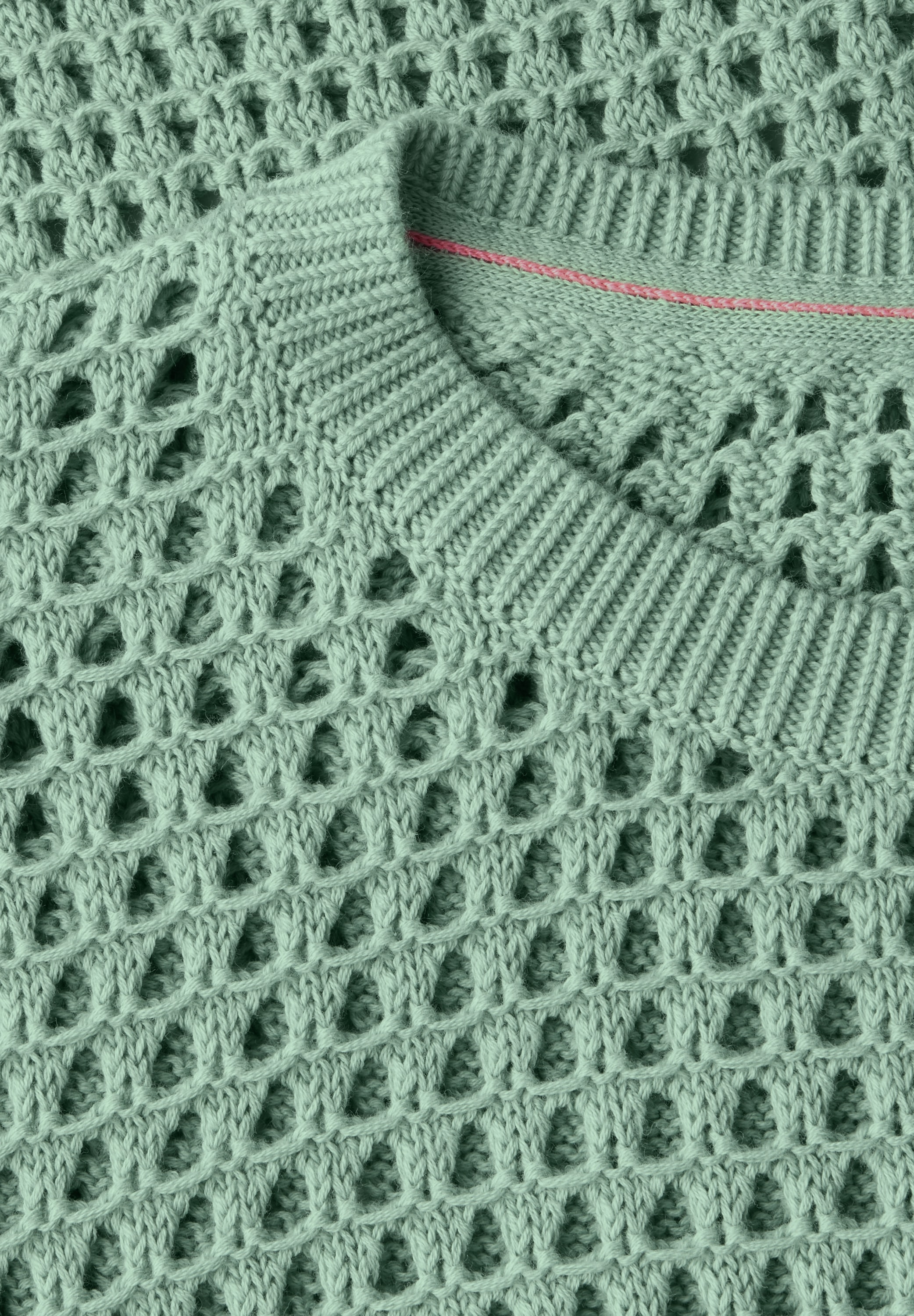 Cecil Strickpullover, in Häkel-Optik