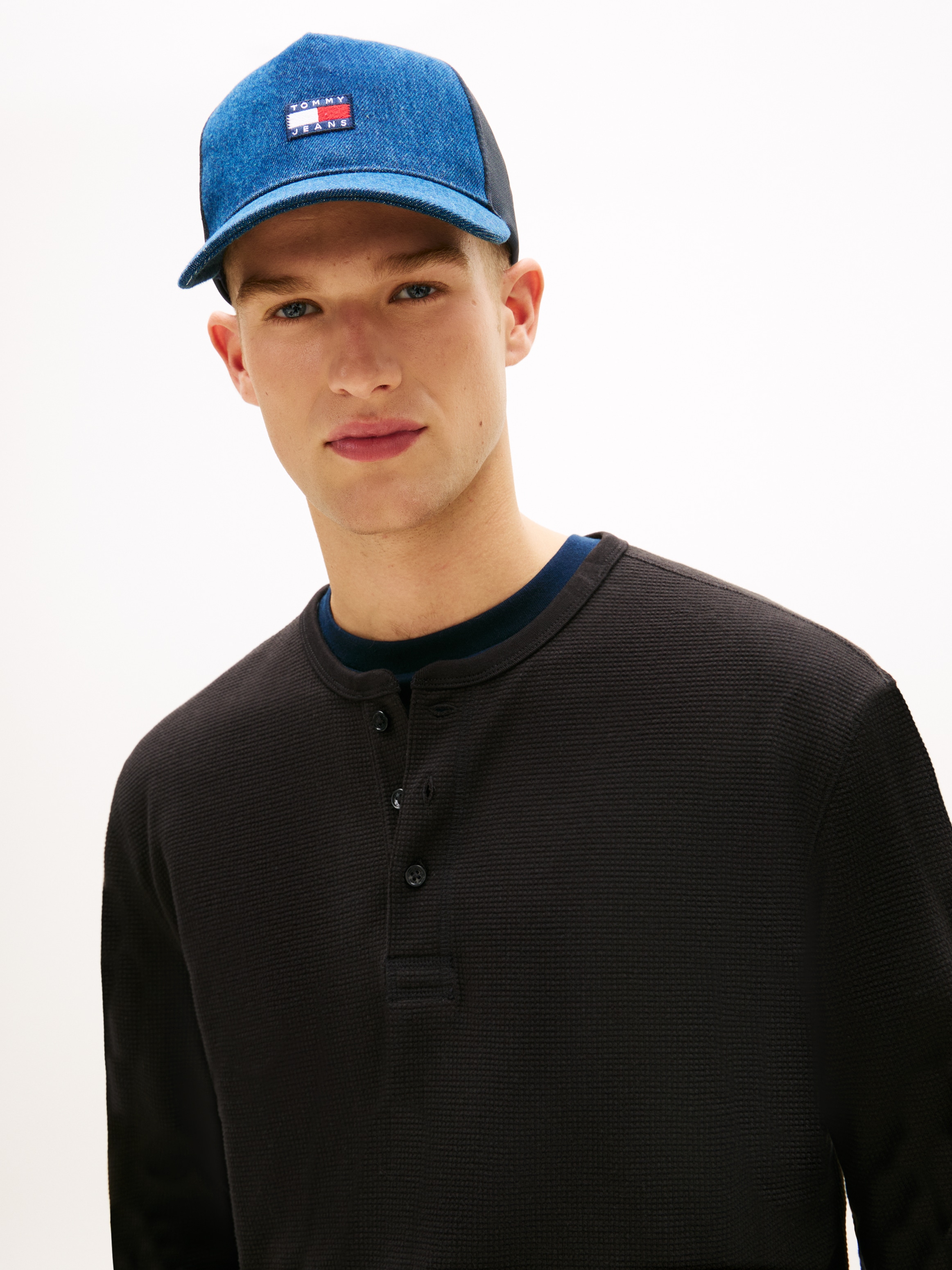 Tommy Jeans Trucker Cap »TJM HERTIAGE DENIM« Regular fit mit festem Schirm