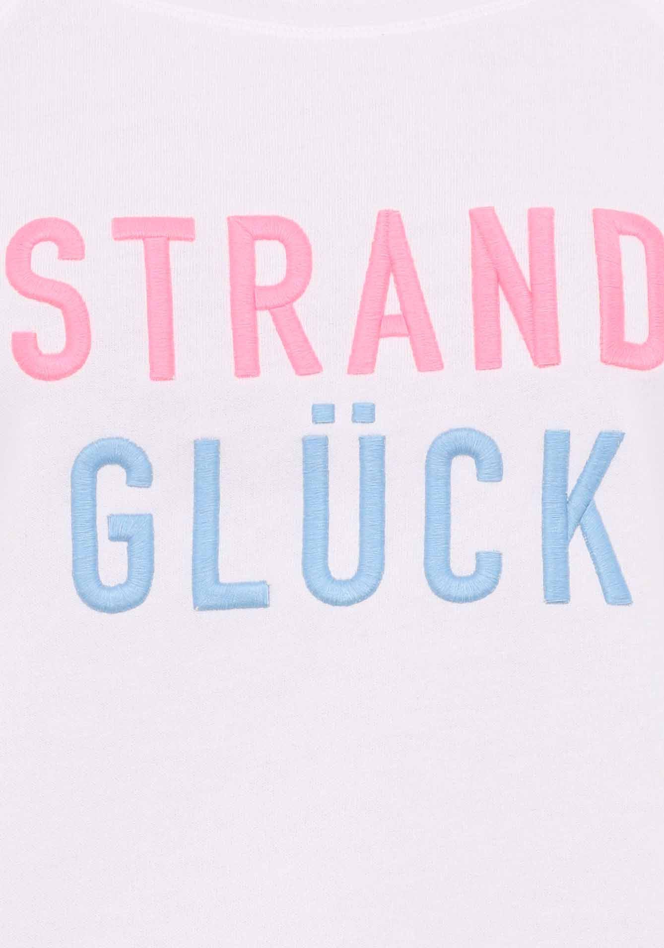 Thumbnail - Zwillingsherz Langarmshirt, Regular Fit, Langarm, Rundhalsausschnitt, Stickerei, Schriftzug