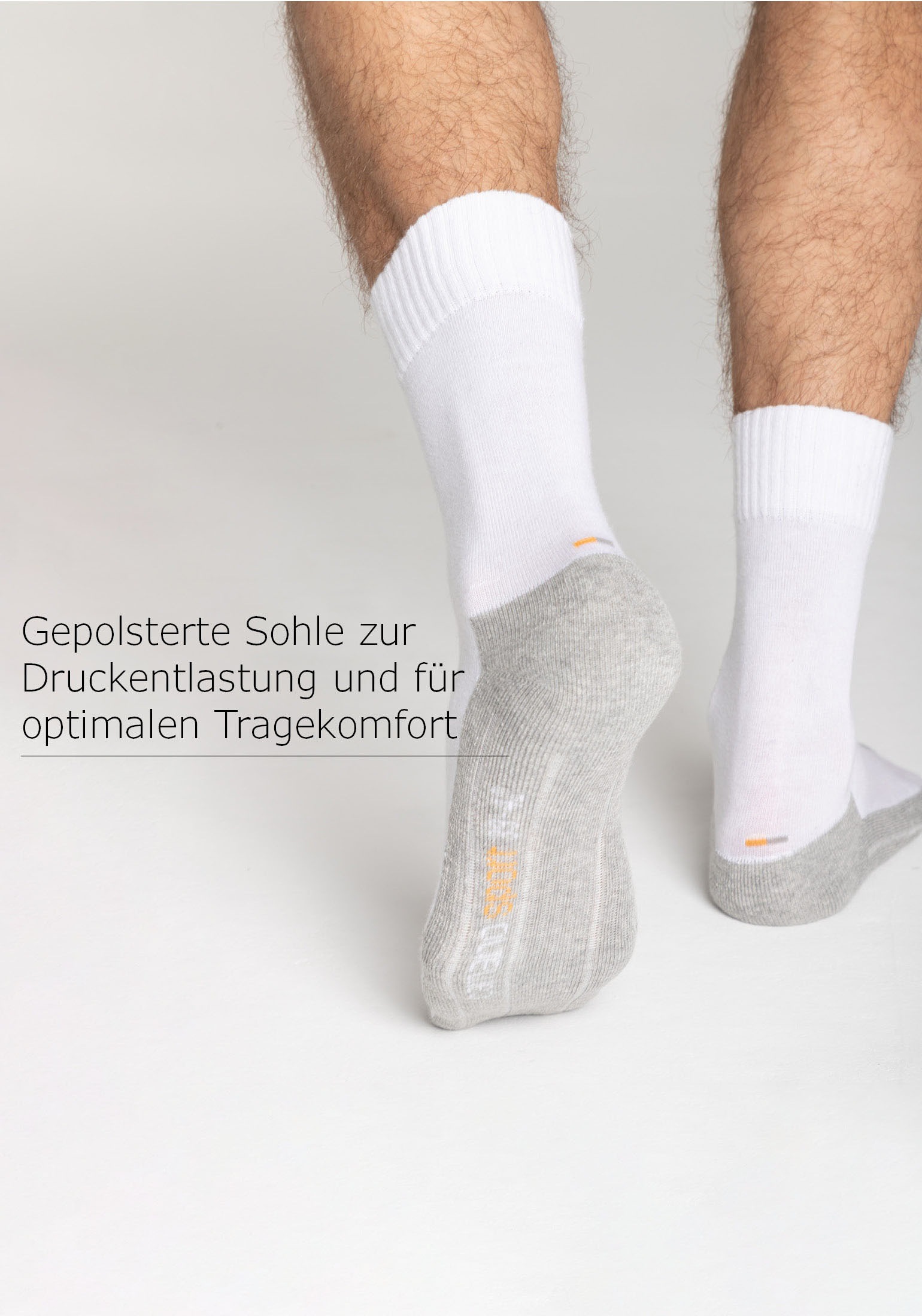 Camano Sportsocken »function«, (4 Paar), mit feuchtigkeitsregulierendem Material