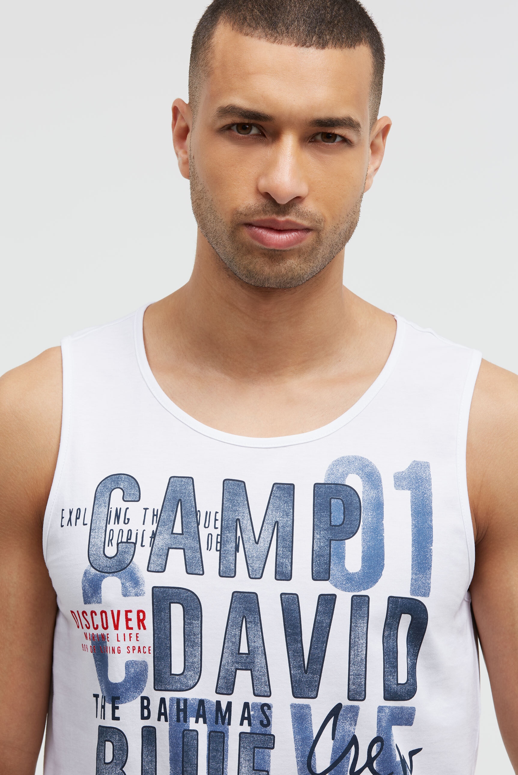 CAMP DAVID Tanktop aus Baumwolle