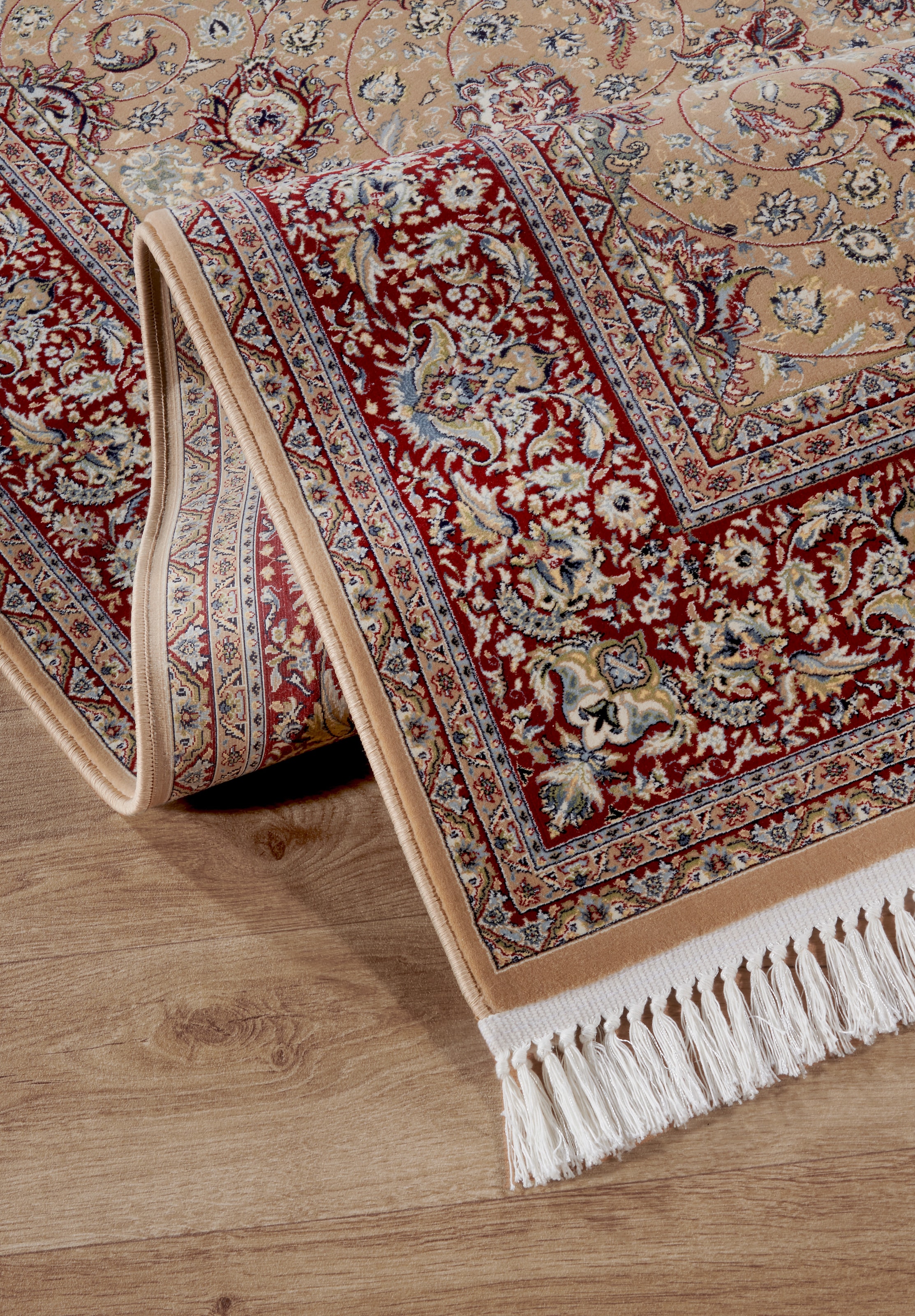 Villeroy & Boch Teppich »Alfred«, rechteckig, 7 mm Höhe, Orientalisch, Fransen, Wohnzimmer, Schlafzimmer, Klassisch, Kurzflor