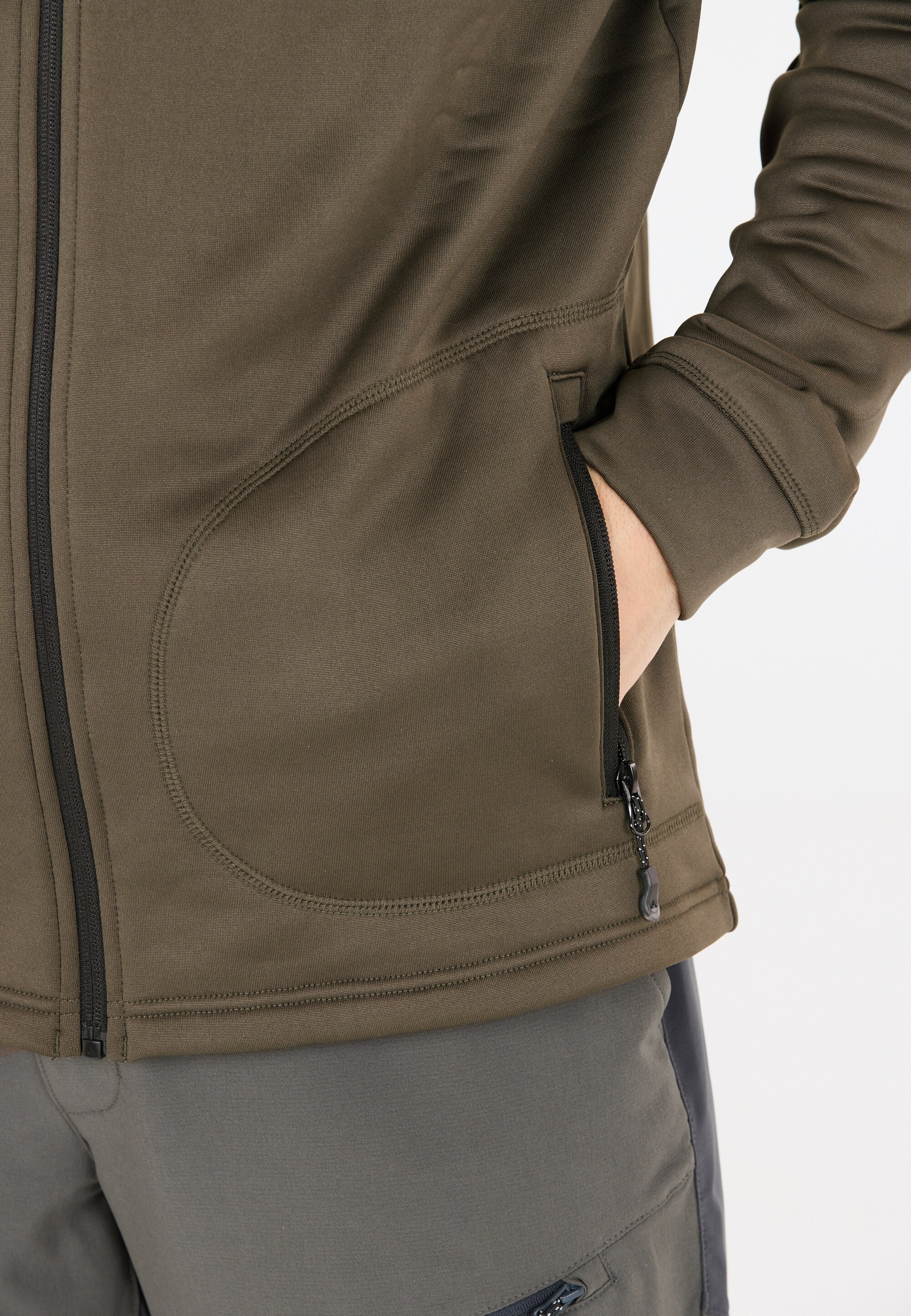 WHISTLER Fleecejacke »Tracker«, mit Powerstretch und praktischer Kapuze