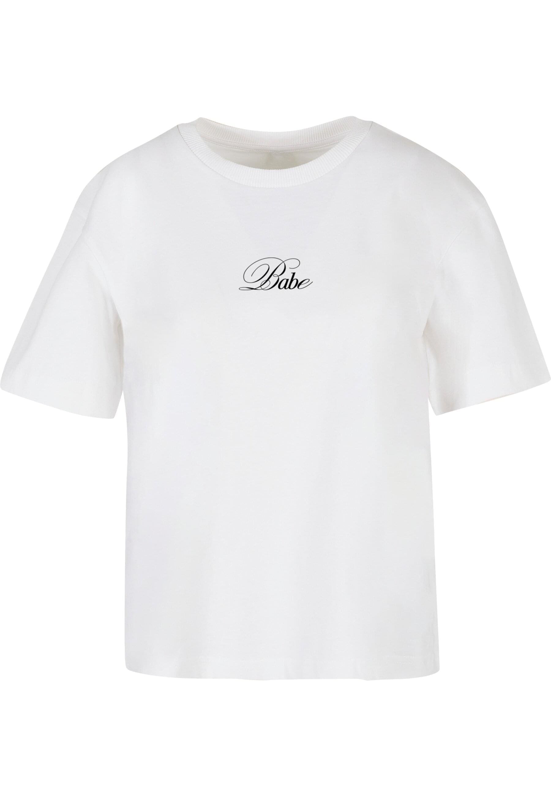 Miss Tee T-Shirt "Miss Tee Babe Wording Tee" 1 Stk. tlg. günstig online kaufen