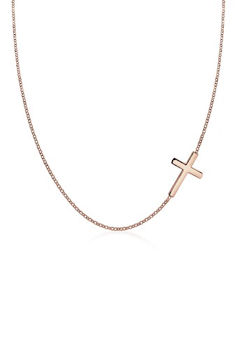 Kette mit Anhänger »mit Kreuz Schlicht 925 Sterling Silber«