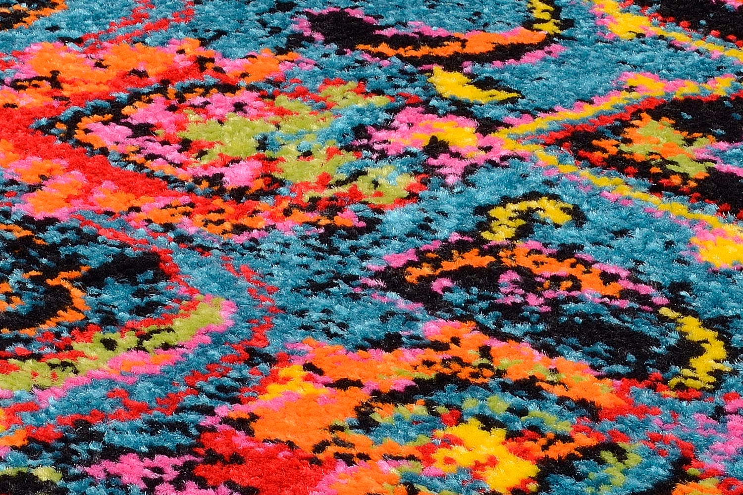 OCI DIE TEPPICHMARKE Teppich »HAPPINESS ORI« rechteckig 20 mm Höhe Wohnzimmer, kontrastreiches Design