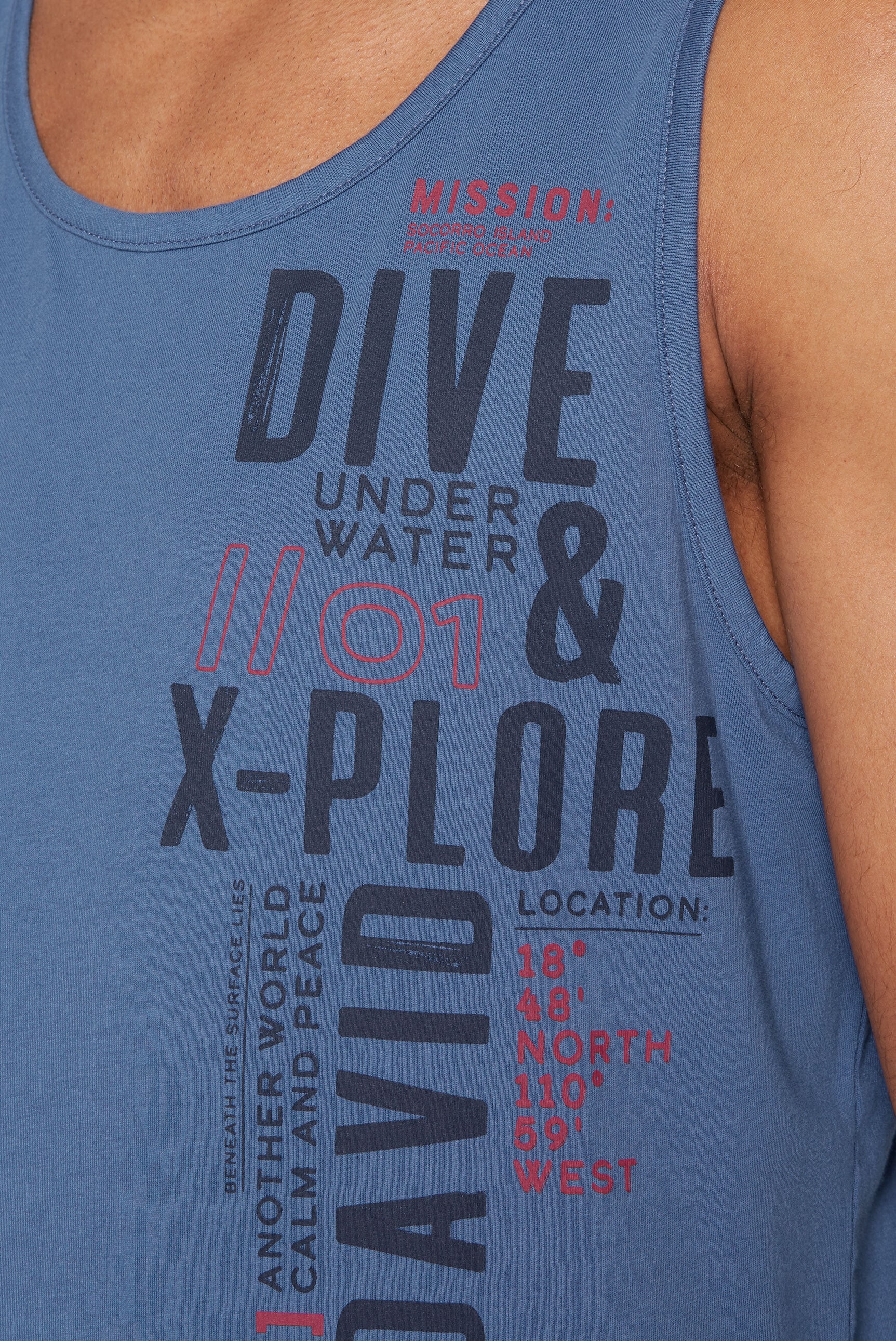 CAMP DAVID Tanktop, aus Baumwolle
