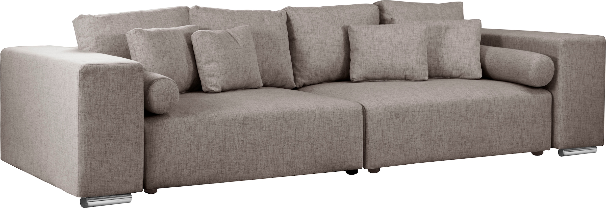 INOSIGN Big-Sofa »Aliya«, incl. Bettfunktion und Bettkasten, Breite 290 cm,incl. Zierkissen