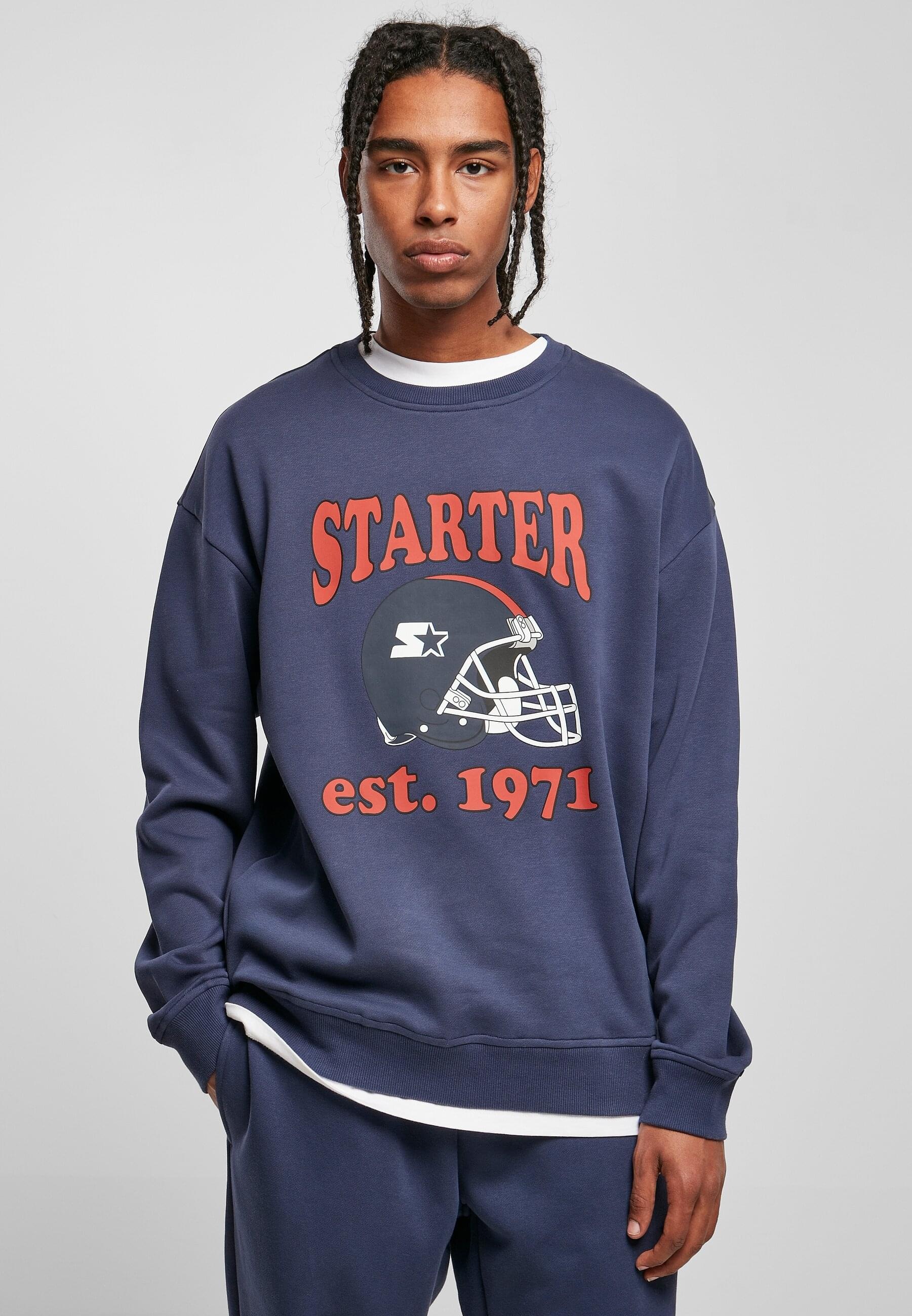 Starter Black Label Rundhalspullover »Starter Black Label Herren Starter Football Crewneck«, (1 tlg.)
