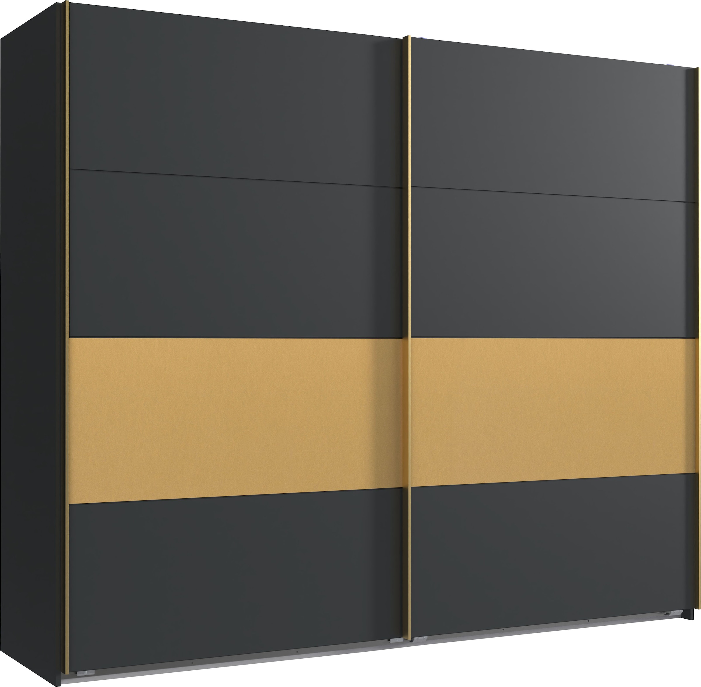 Wimex Schwebetürenschrank "Dubai Kleiderschrank in trendigen goldenen Desig günstig online kaufen
