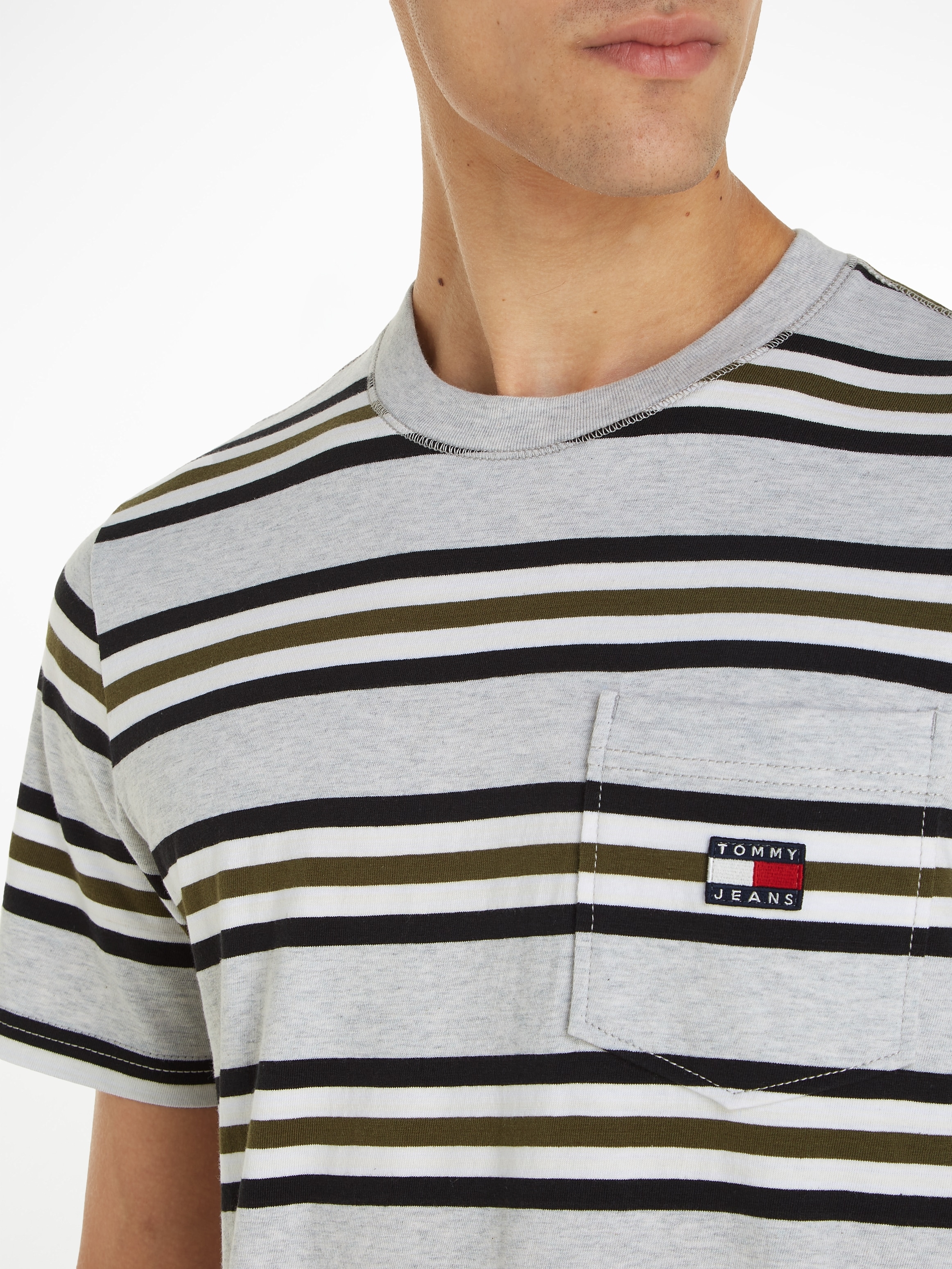 Tommy Jeans T-Shirt »TJM STRIPE TEE« bestellen | FLAG BAUR ▷ REG