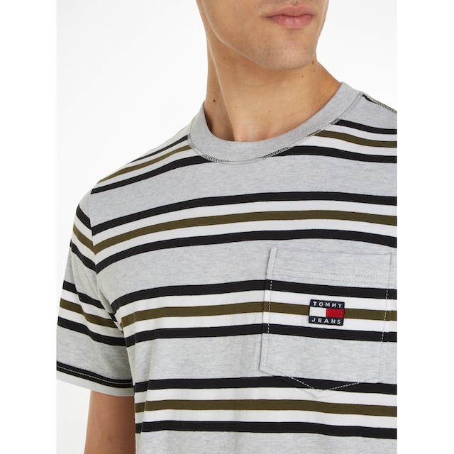 Tommy Jeans T-Shirt »TJM REG FLAG STRIPE TEE« ▷ bestellen | BAUR