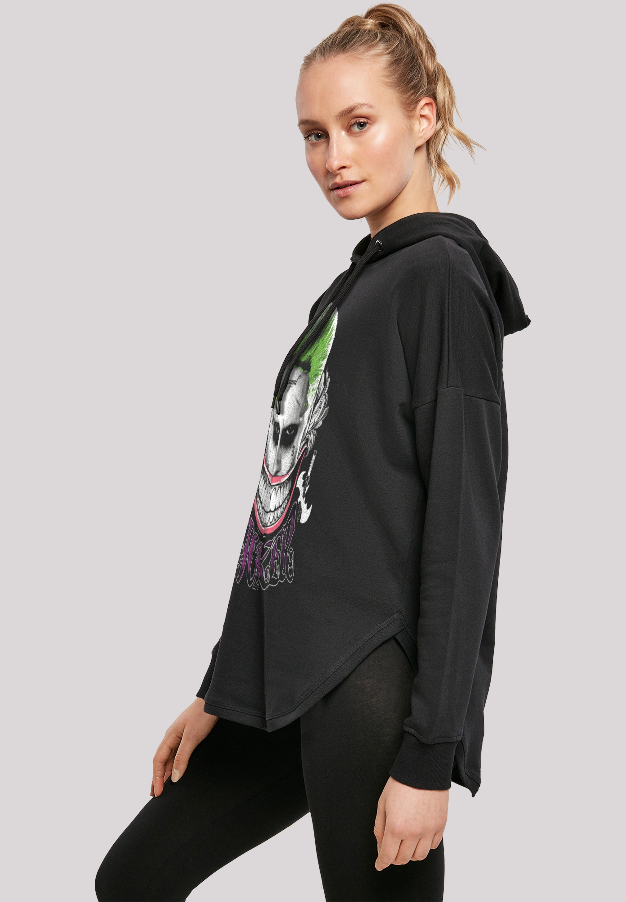 F4NT4STIC Kapuzenpullover »Suicide Squad Joker Coloured Smile«, Print