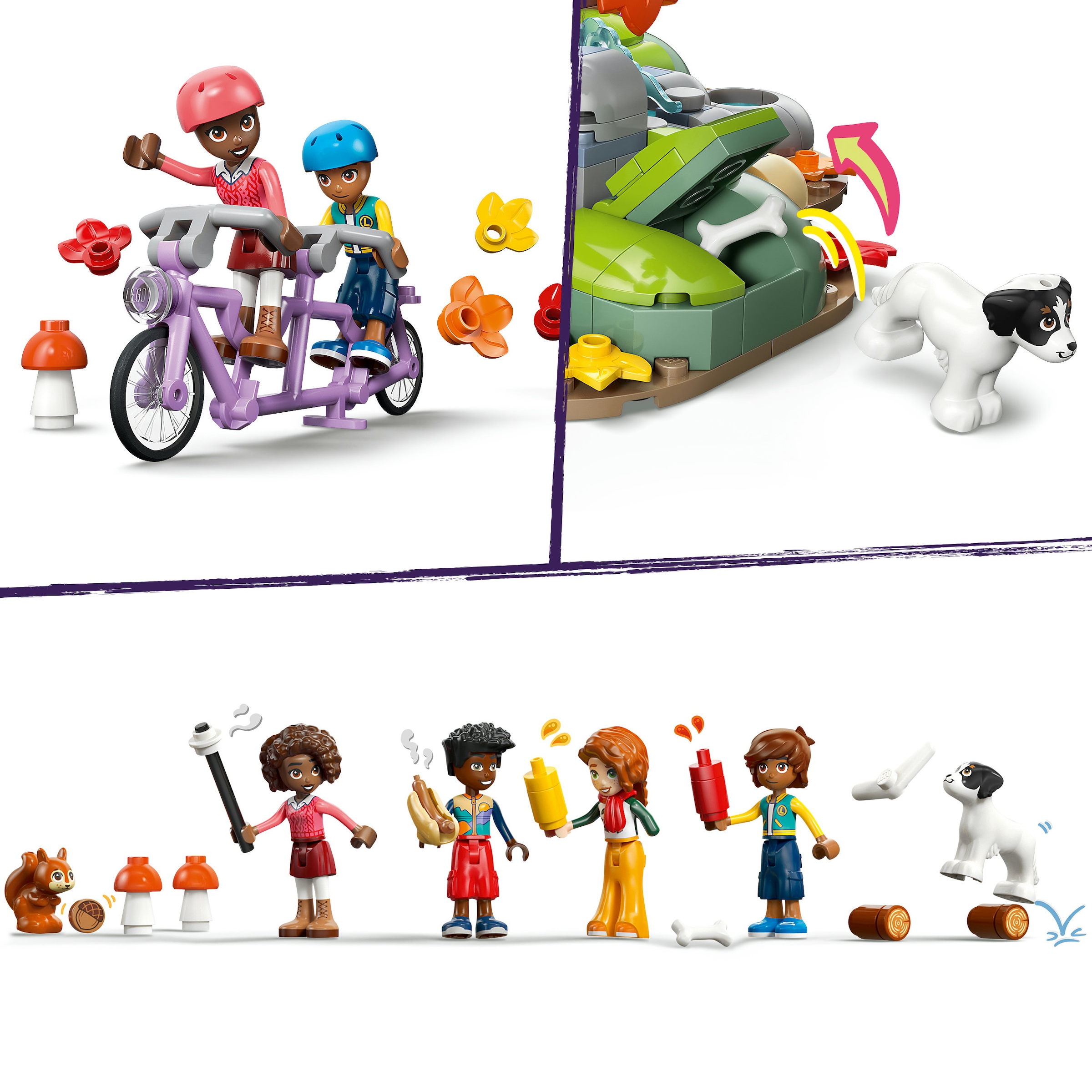 LEGO® Konstruktionsspielsteine »Gemütliche Hütte im Herbstwald (42705), LEGO Friends« Made in Europe
