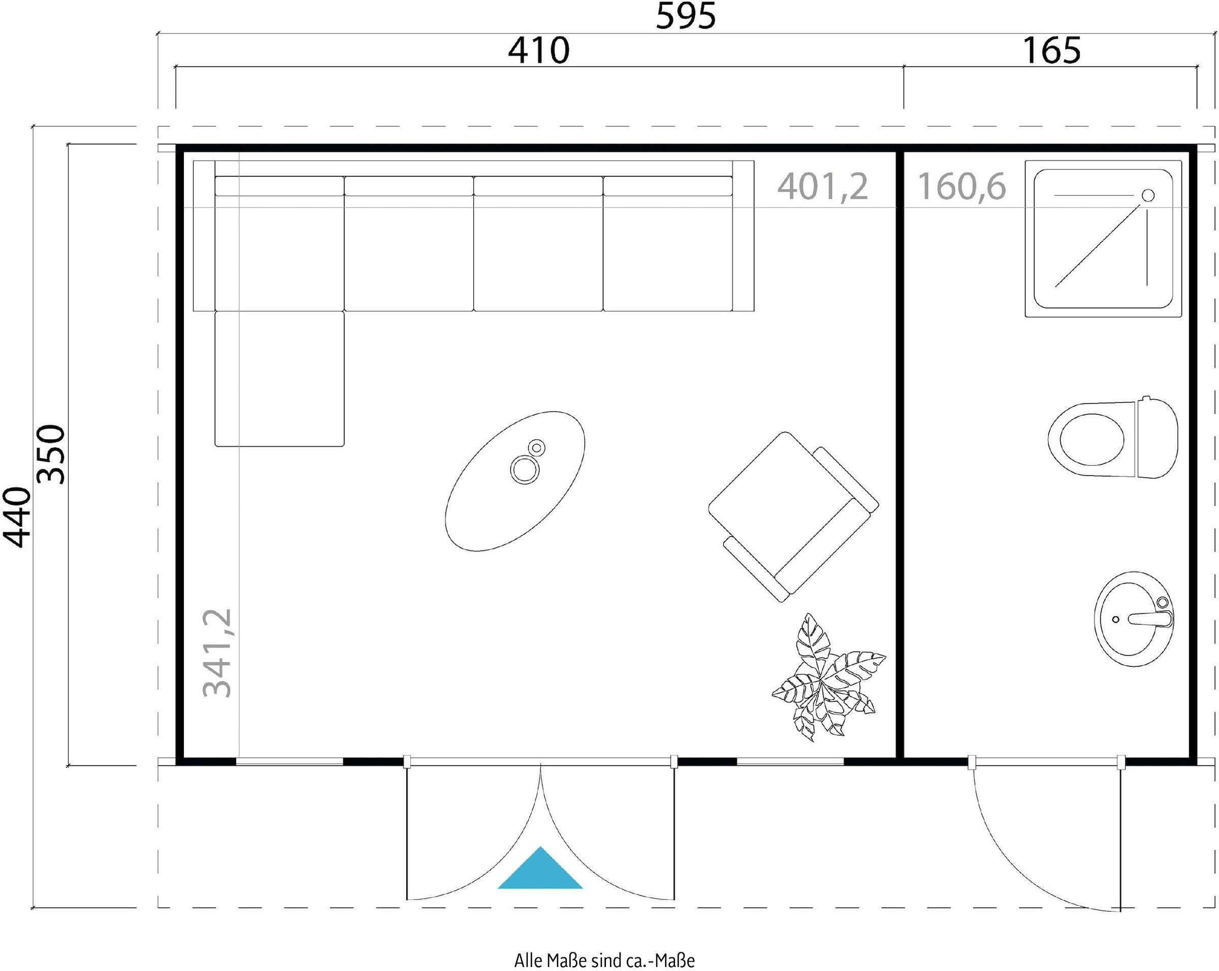 LASITA MAJA Gartenhaus »SICILY«
