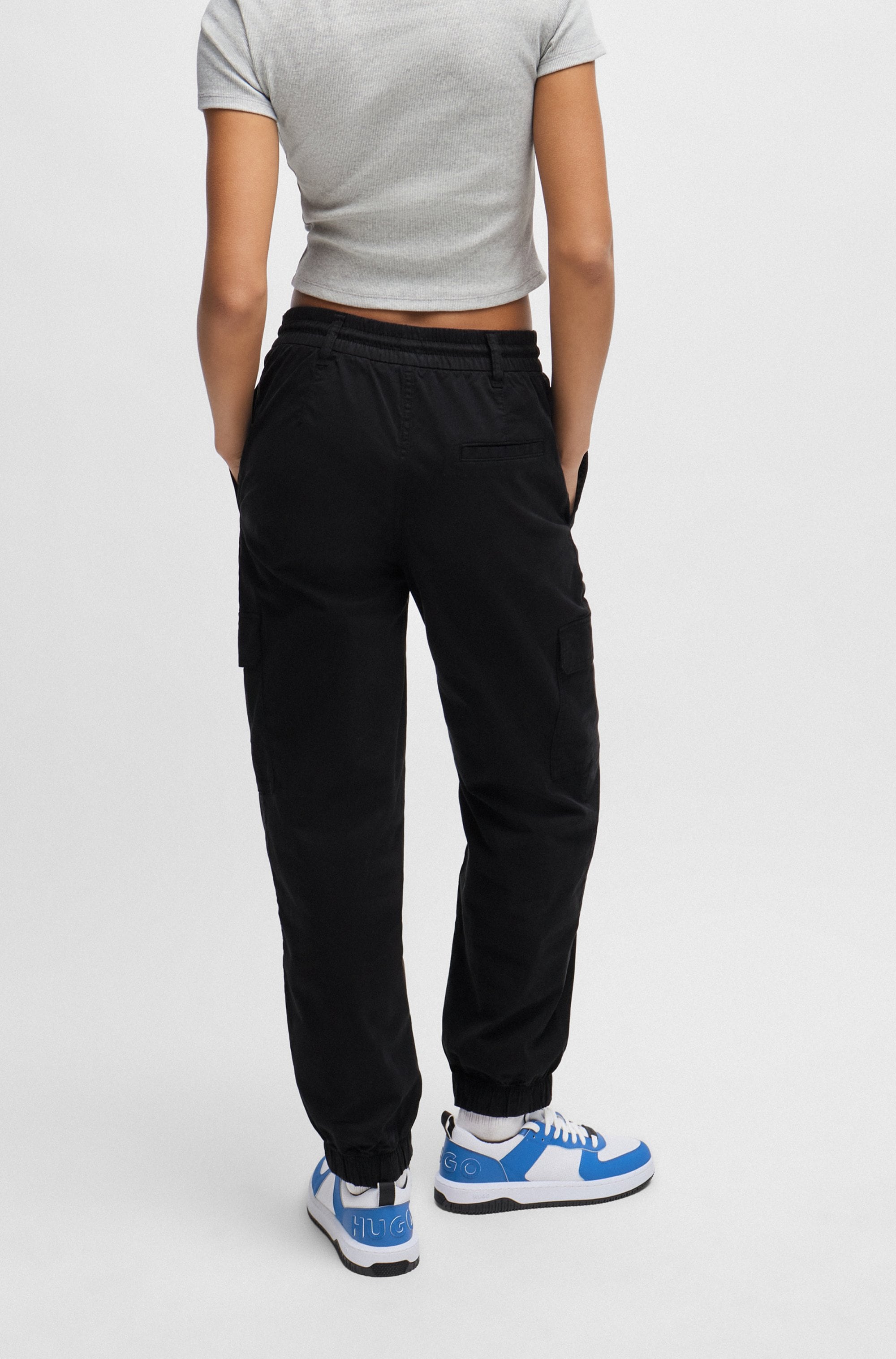 HUGO Blue Cargohose »Hisune«, mit Tunnelzug