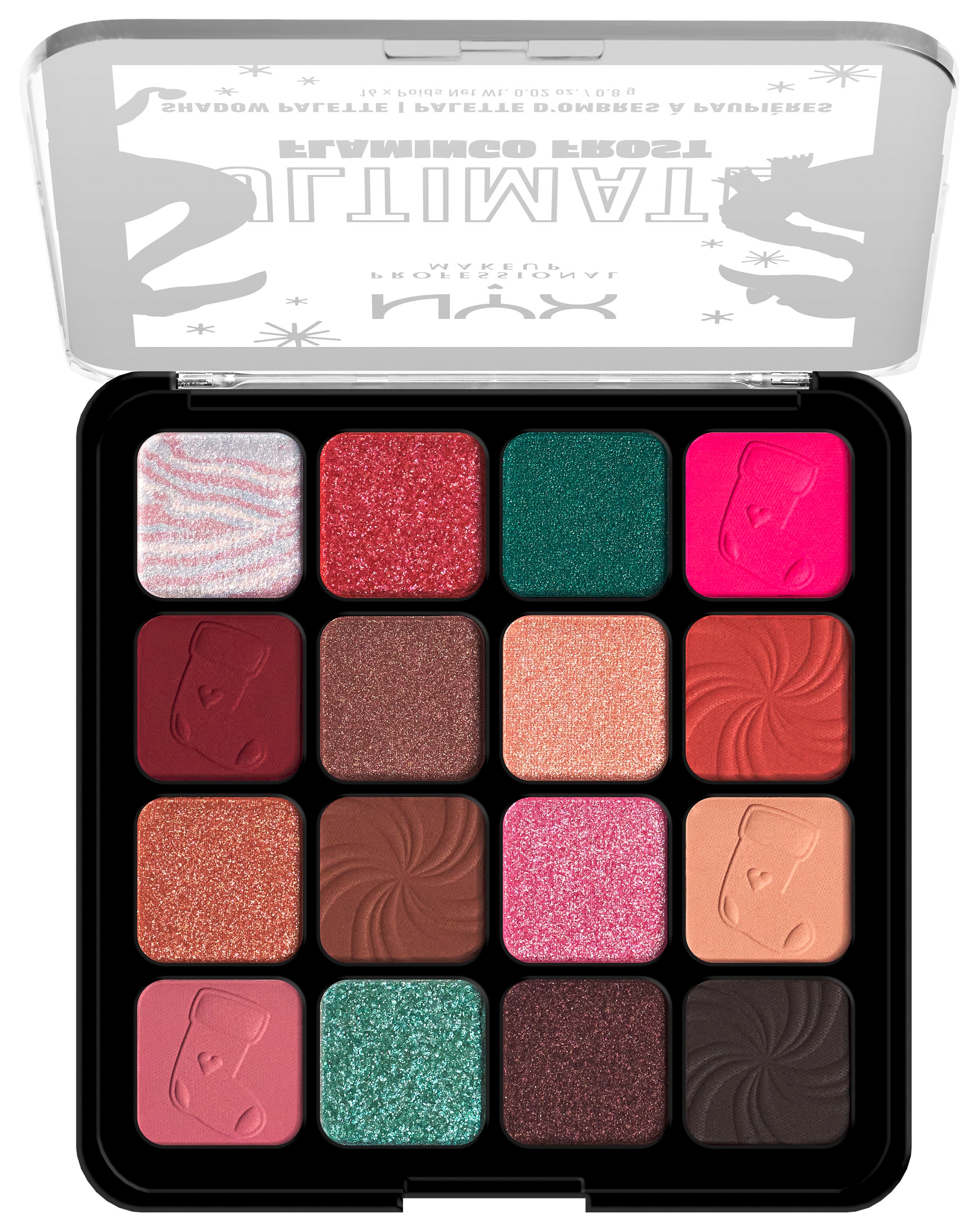 NYX Lidschatten-Palette »NYX Professional Makeup Ultimate Shadow Palette 16-Pan«, mit hochpigmentierter Farbe