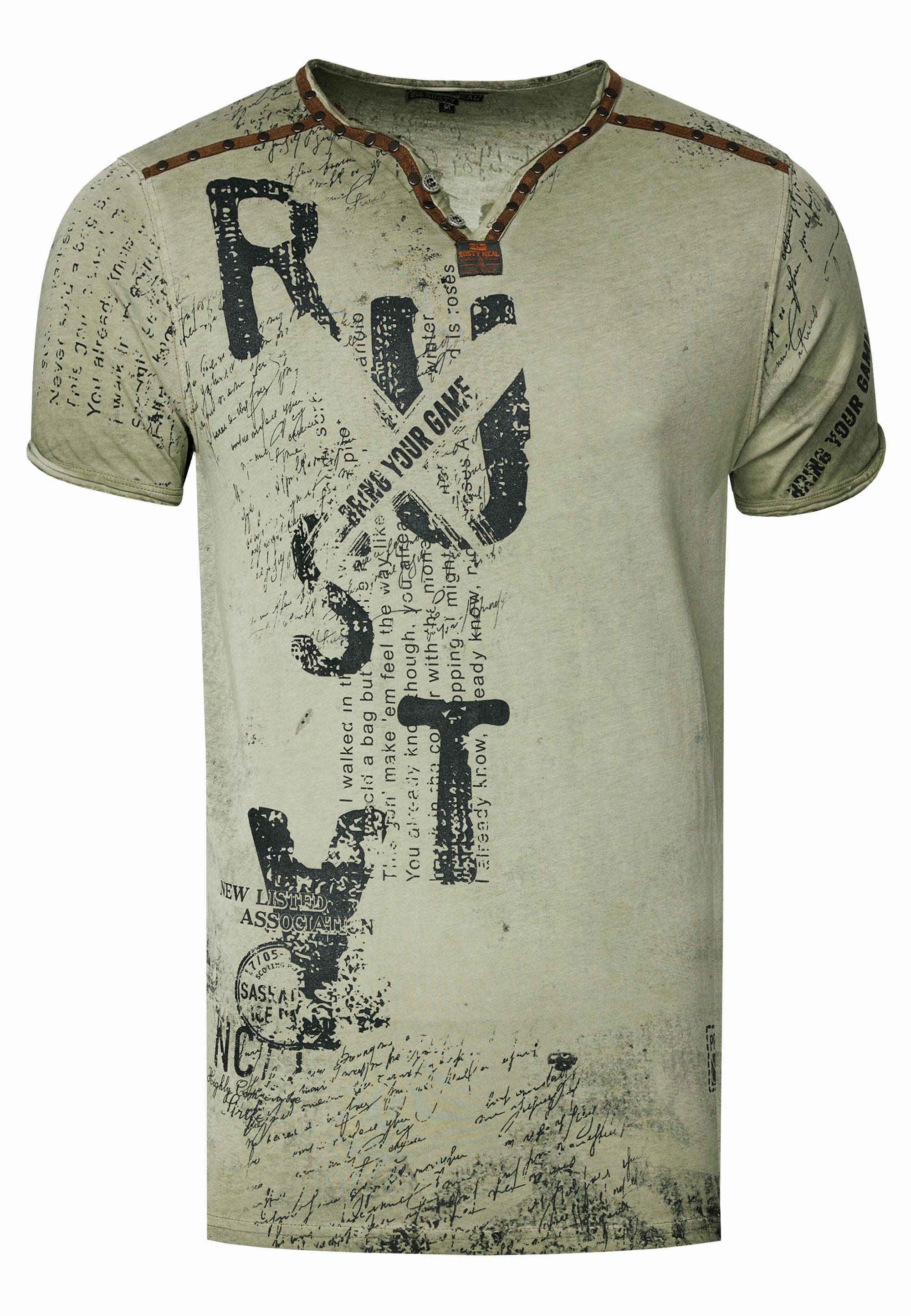 Rusty Neal T-Shirt, im Used-Look