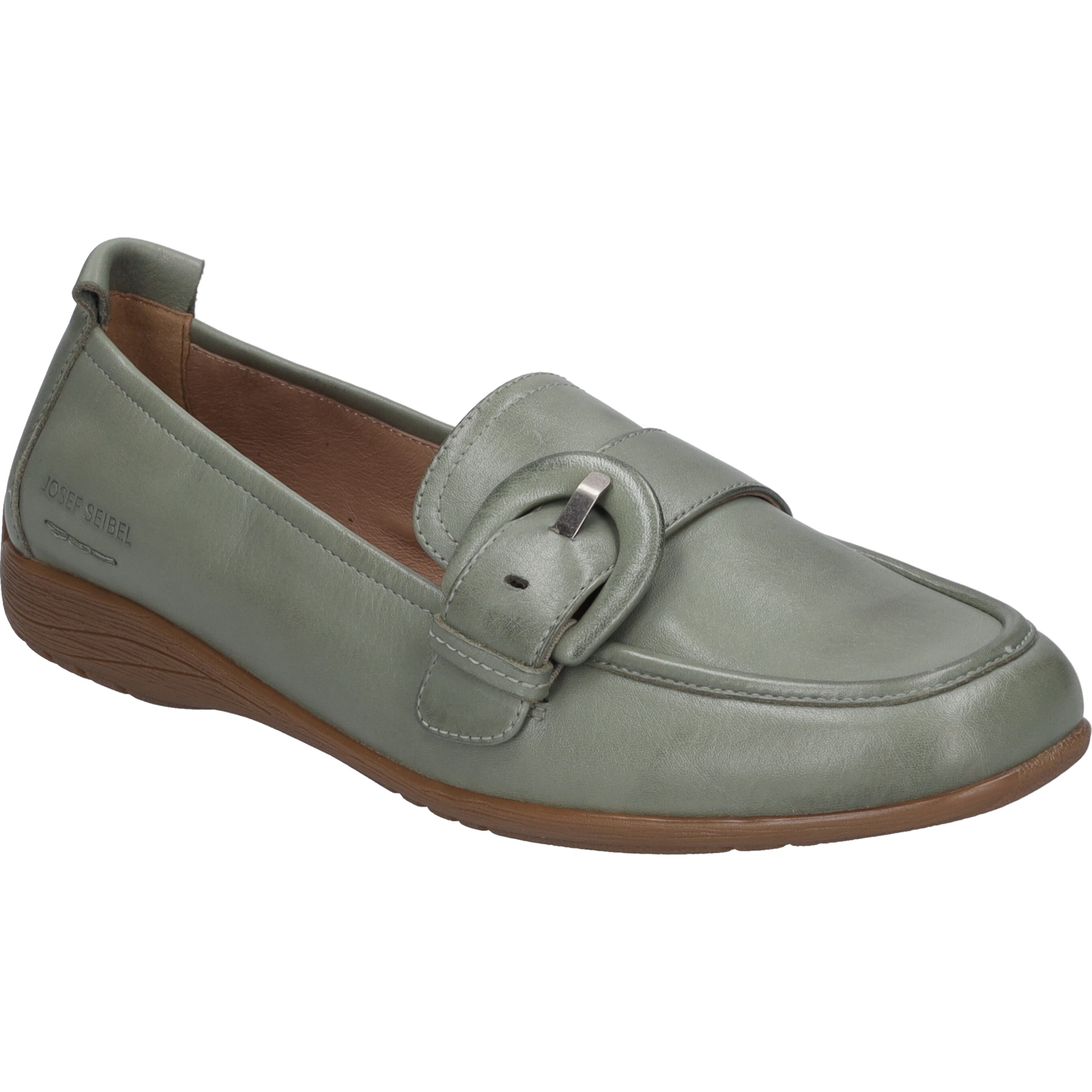 Ballerina JOSEF SEIBEL "Fenja 19, mint", Damen, Gr. 38, grün (mint), Obermaterial: 100% Rindsleder Leather cow., Schuhe Ballerina