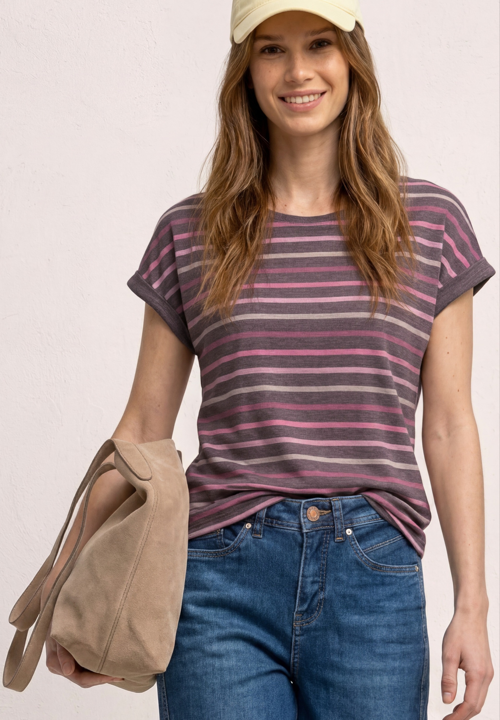 STREET ONE T-Shirt im Streifen-Design