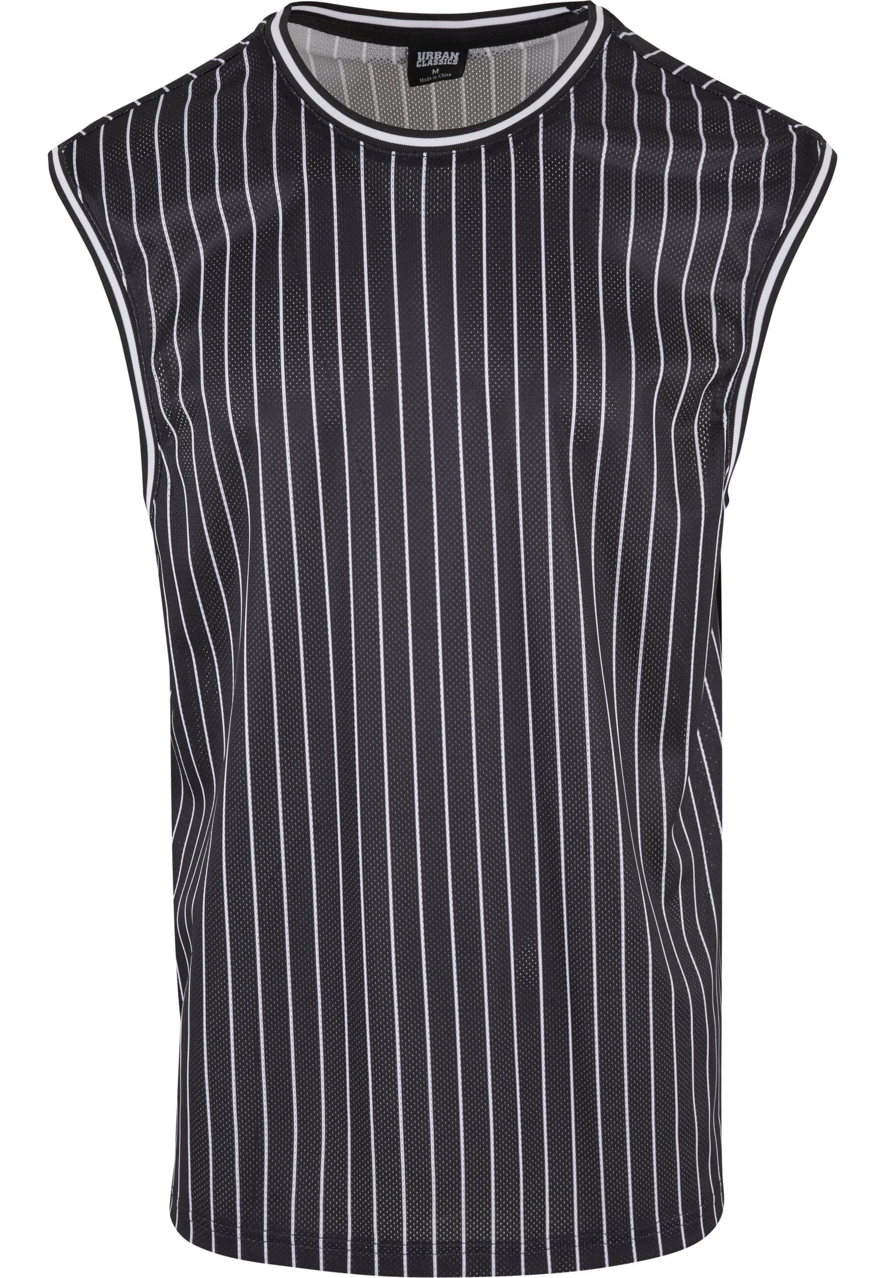 URBAN CLASSICS Tanktop "Urban Classics Striped Mesh Tanktop", (1 tlg.)