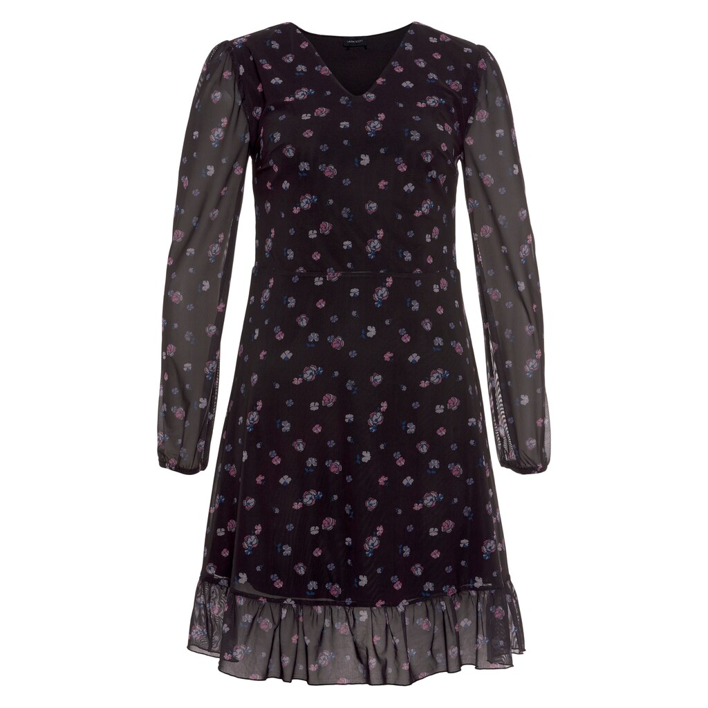 Laura Scott Meshkleid, mit floralem Print